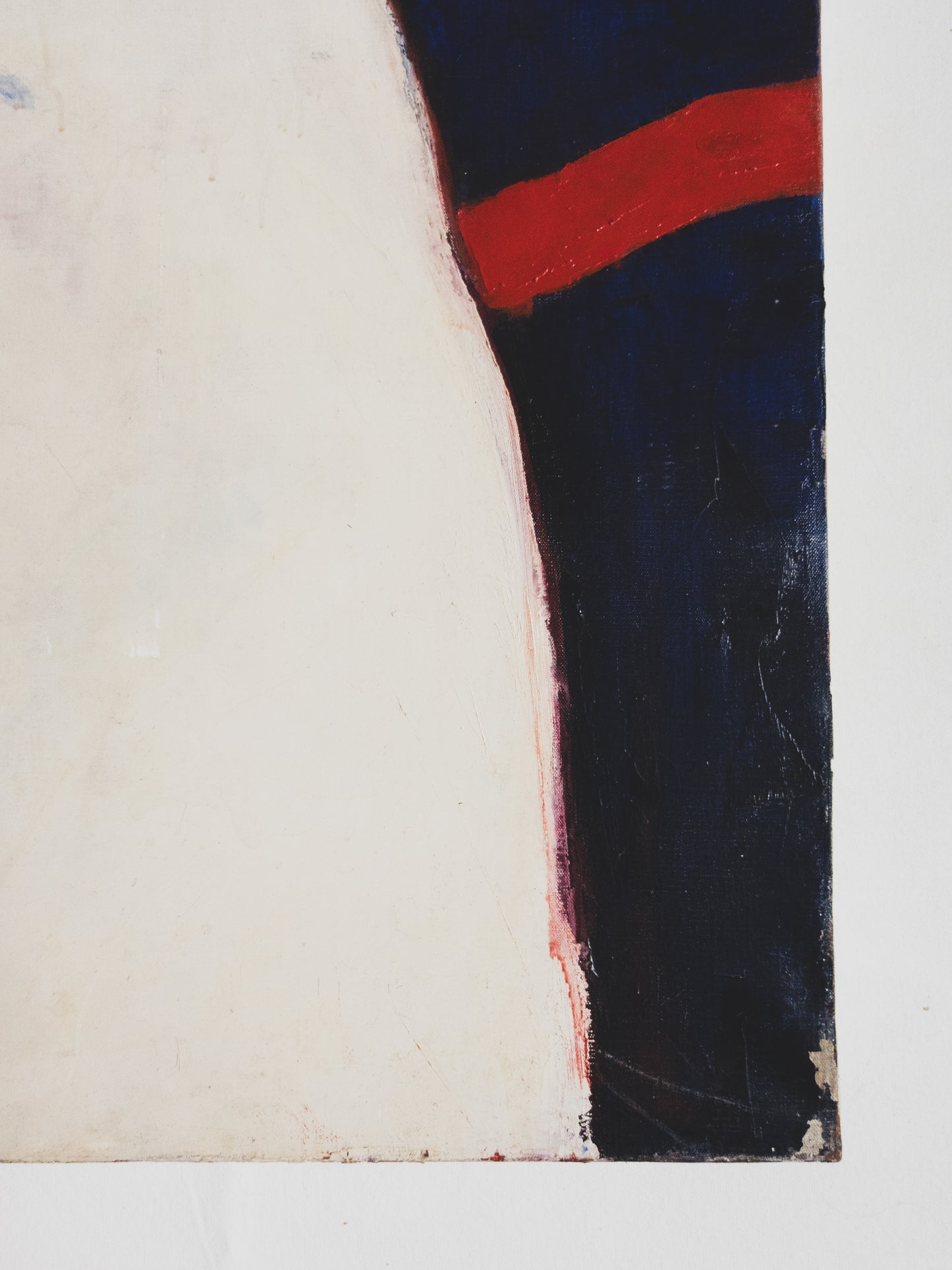 Large Mid Century Abstract Nude - Oil on Canvas