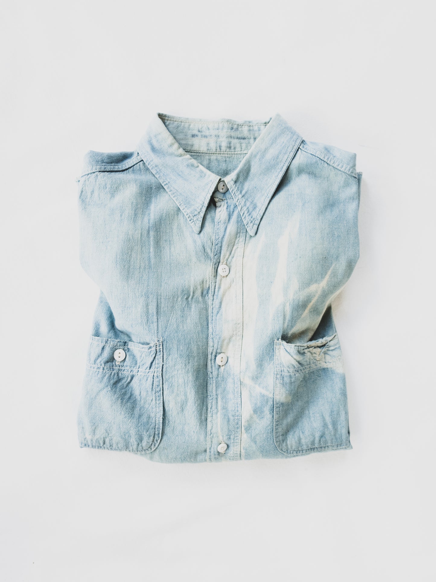 1940’s Beautifully Faded Chambray - M