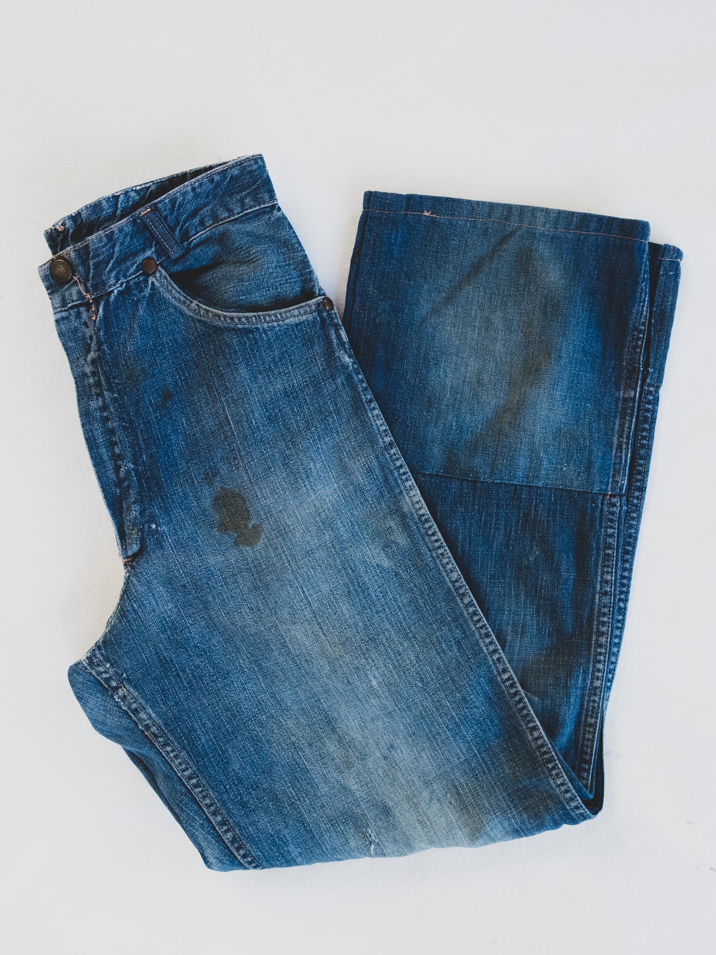 1950’s Patched Cowboy Jeans - 27x28
