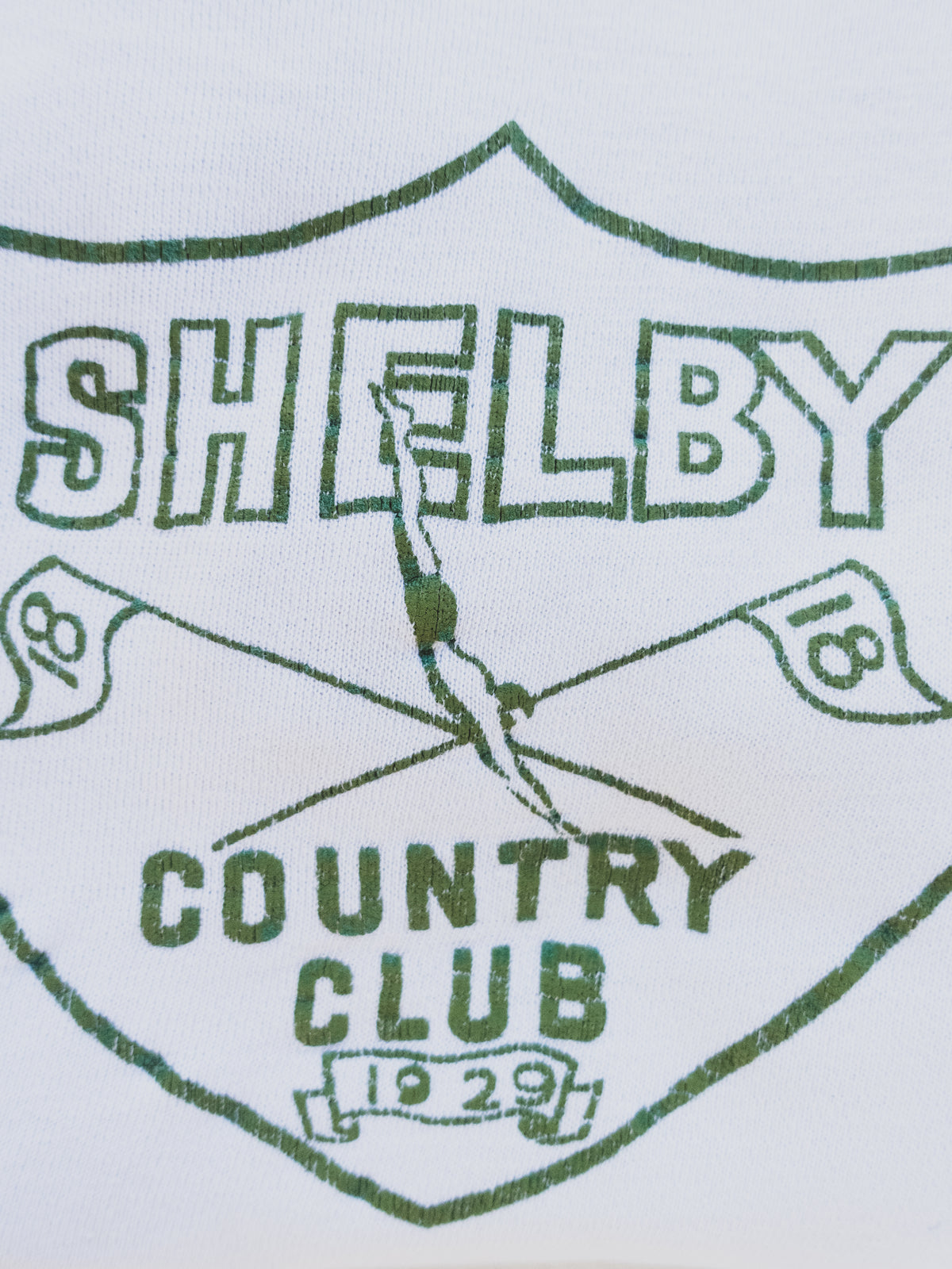 1960’s " Shelby Country Club " Short Sleeve Sweat - S