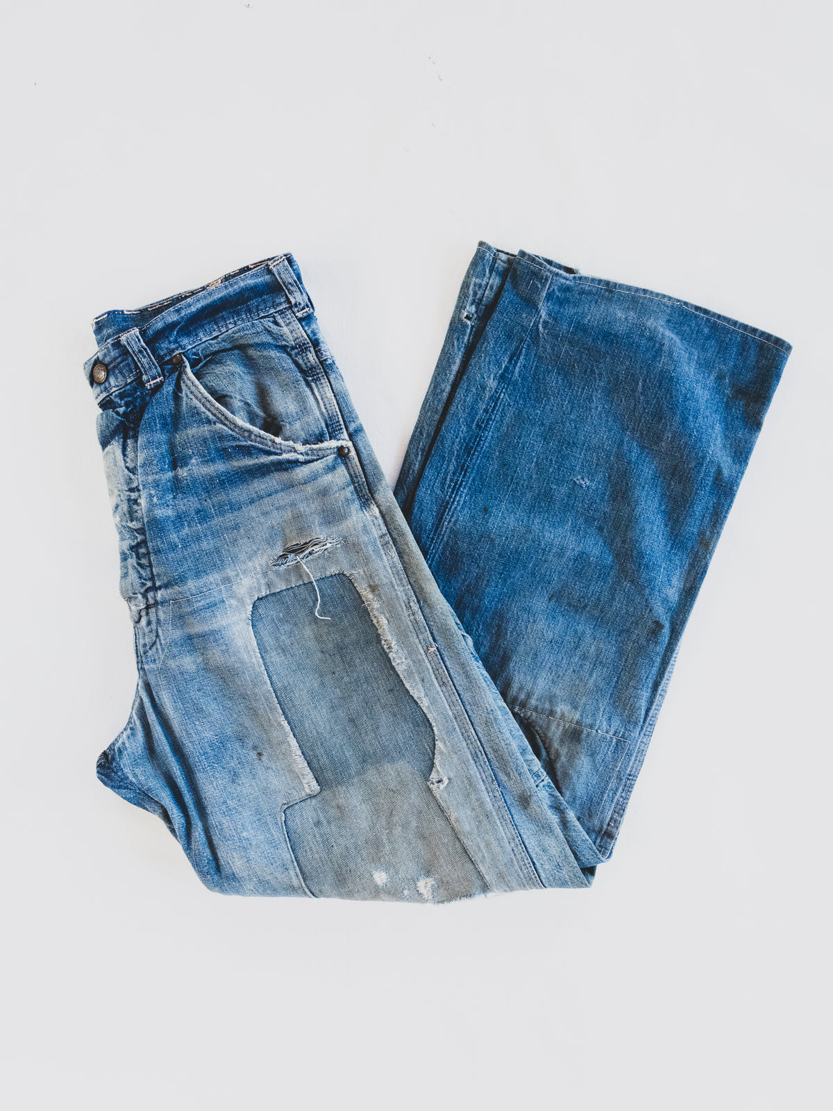 1950’s Crazy Patched Carpenter Pants - 29x29