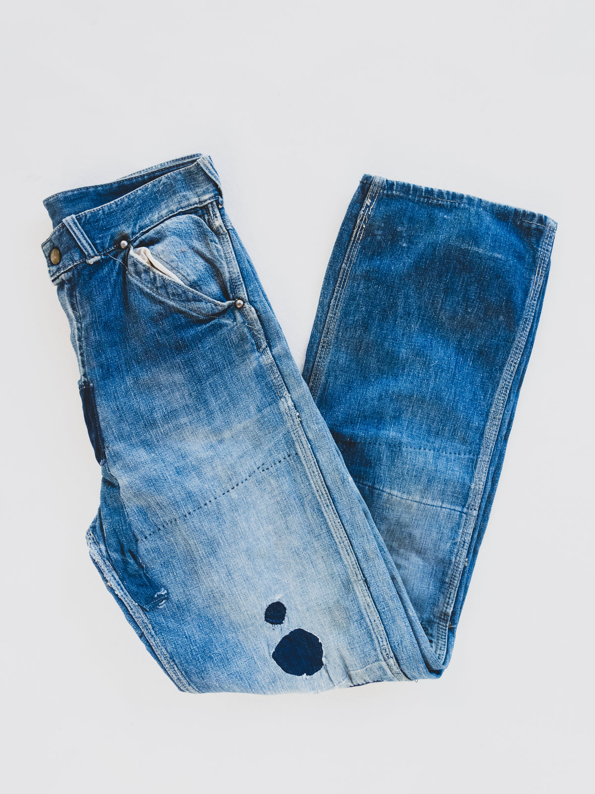 1950’s Crazy Patched Carpenter Pants - 28x30