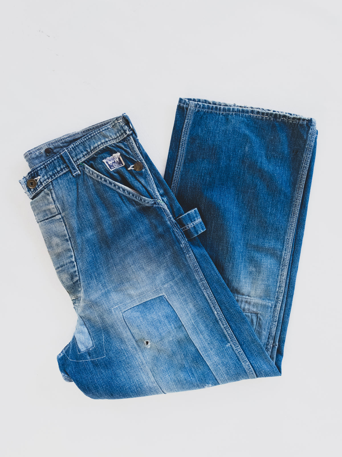 1940’s Patched Carpenter Pants - 34x28