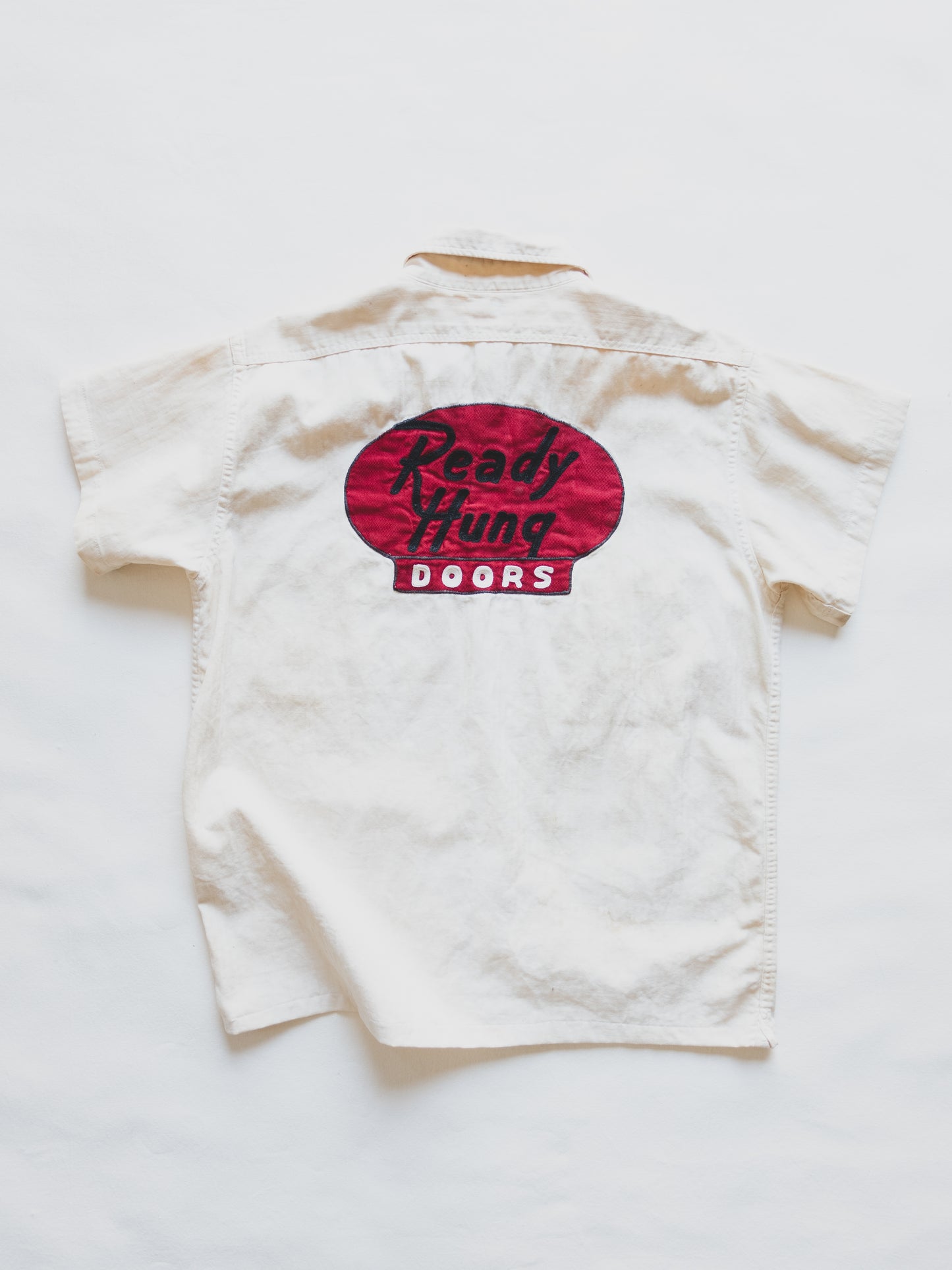 1930's "Ready Hung Doors" Work Shirt - M