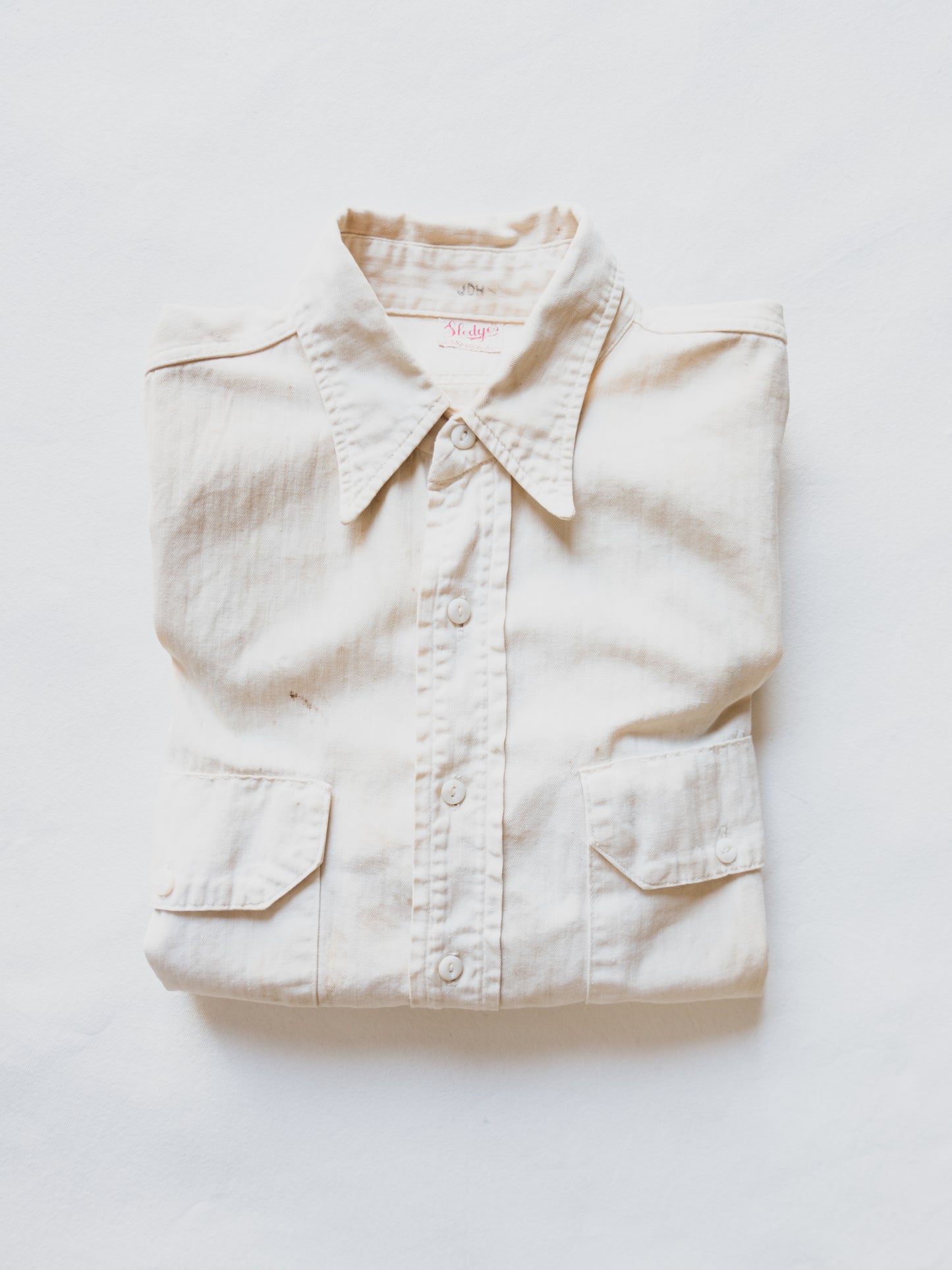 1930's "Ready Hung Doors" Work Shirt - M