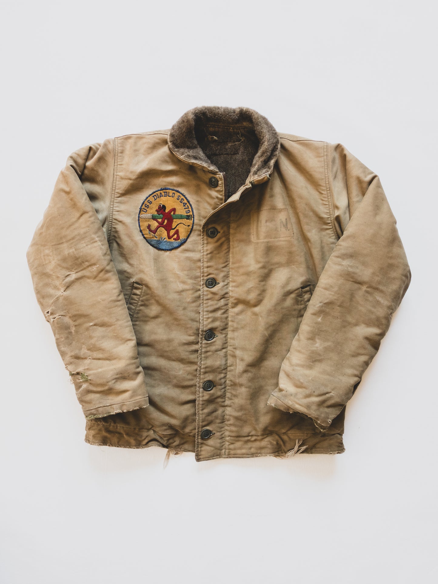 1940’s Rare " USS Diablo " USN Deck Jacket - M