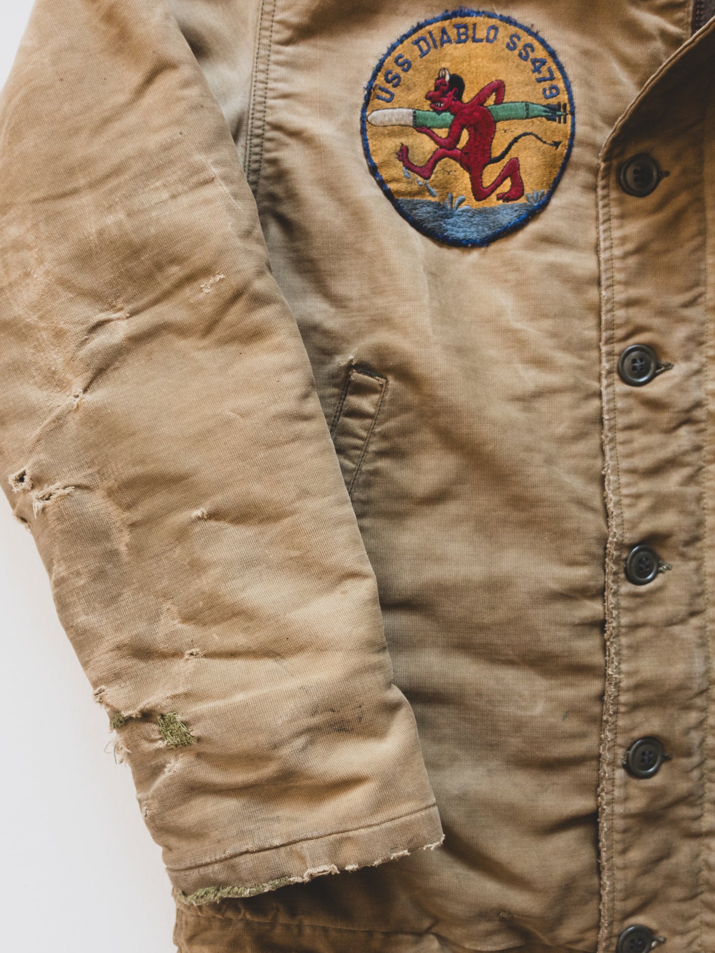 1940’s Rare " USS Diablo " USN Deck Jacket - M