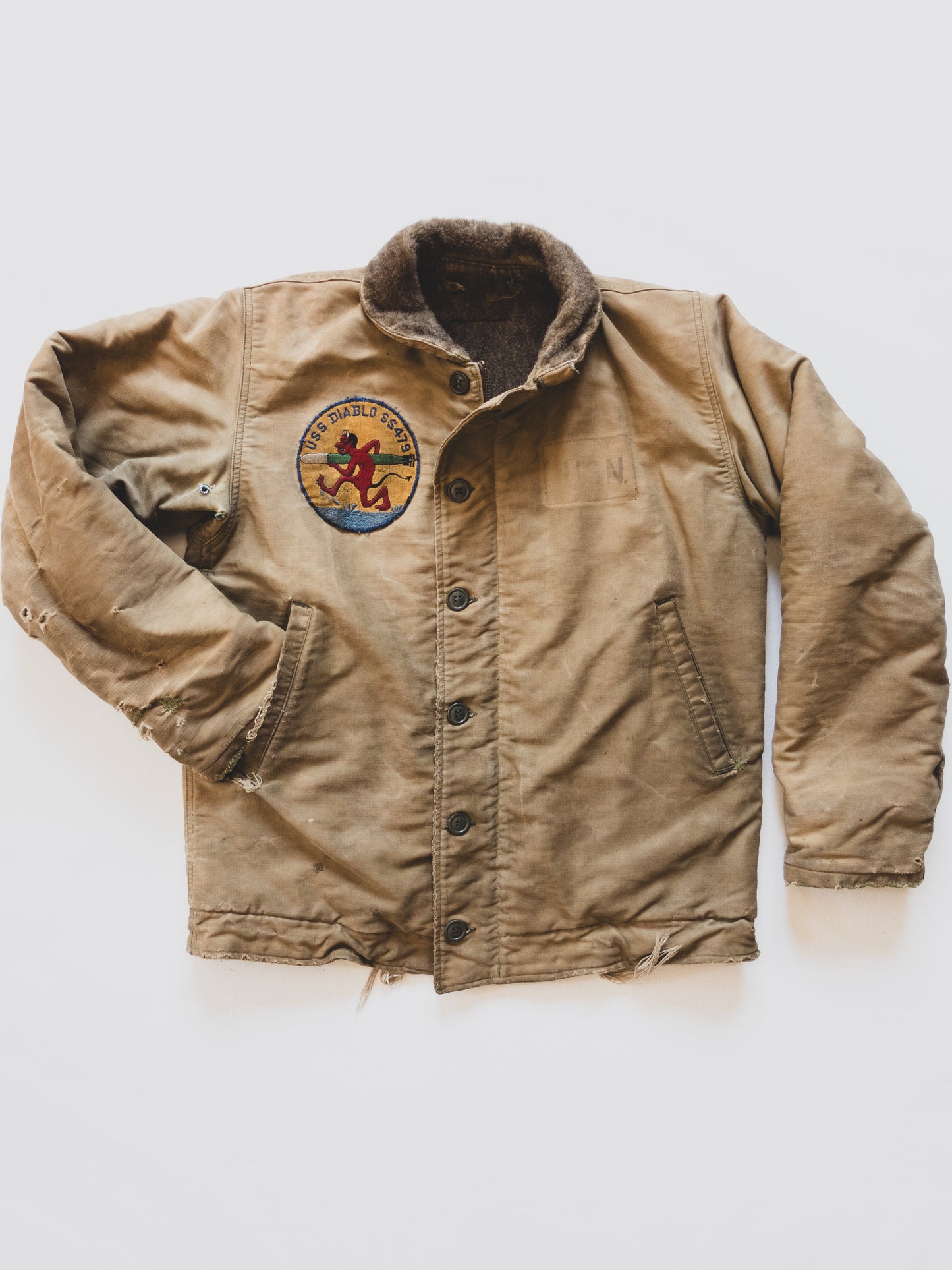 1940’s Rare " USS Diablo " USN Deck Jacket - M