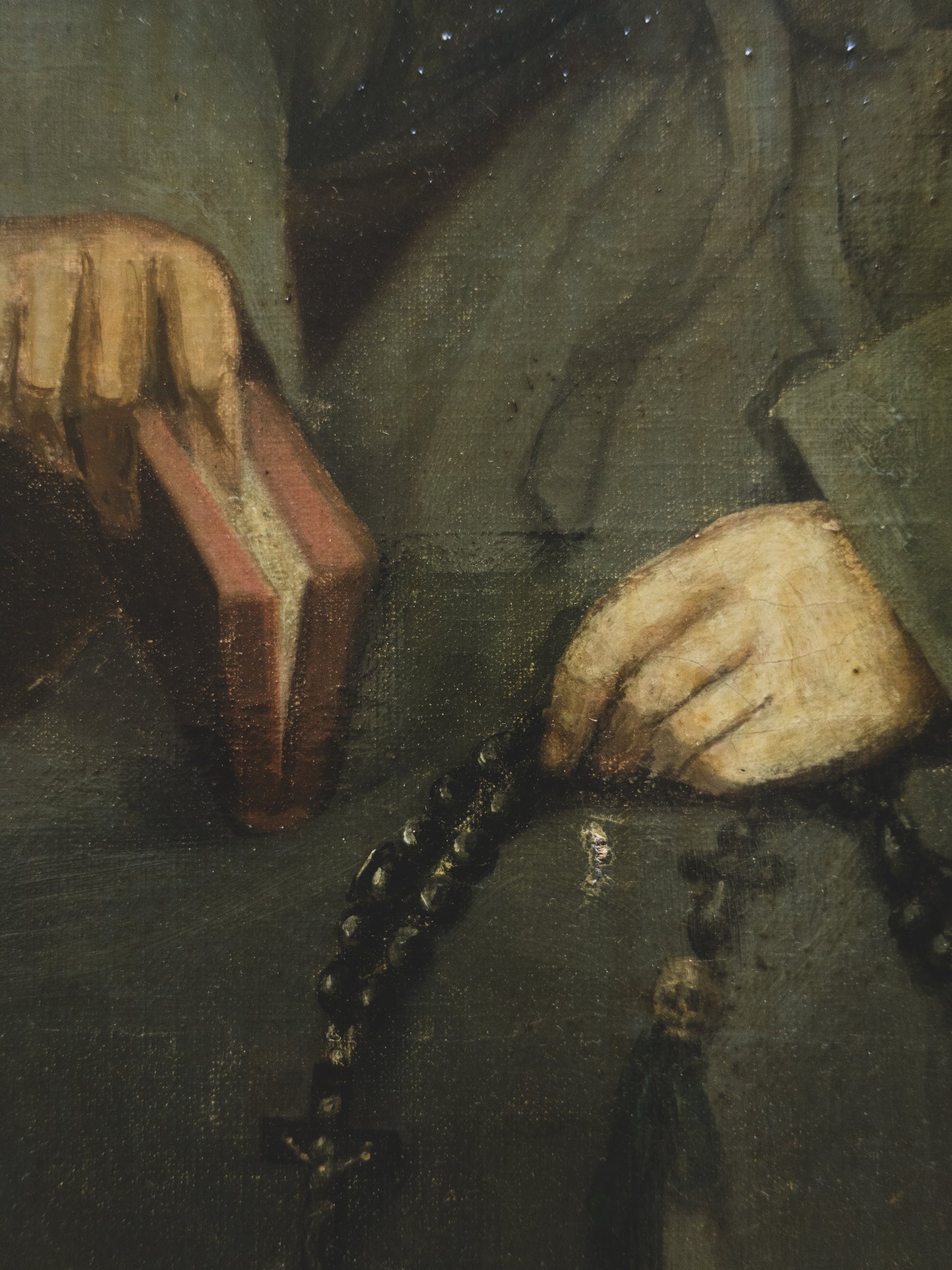 19th c. Memento Mori Nun Painting