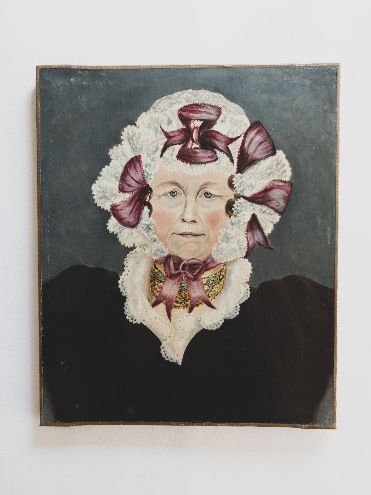 Early 19th c. Folk Art Portrait
