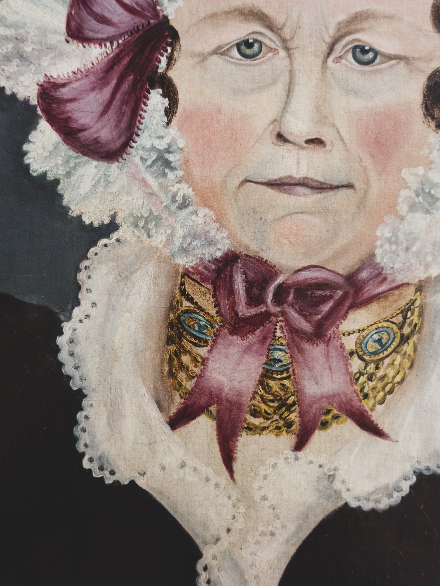 Early 19th c. Folk Art Portrait