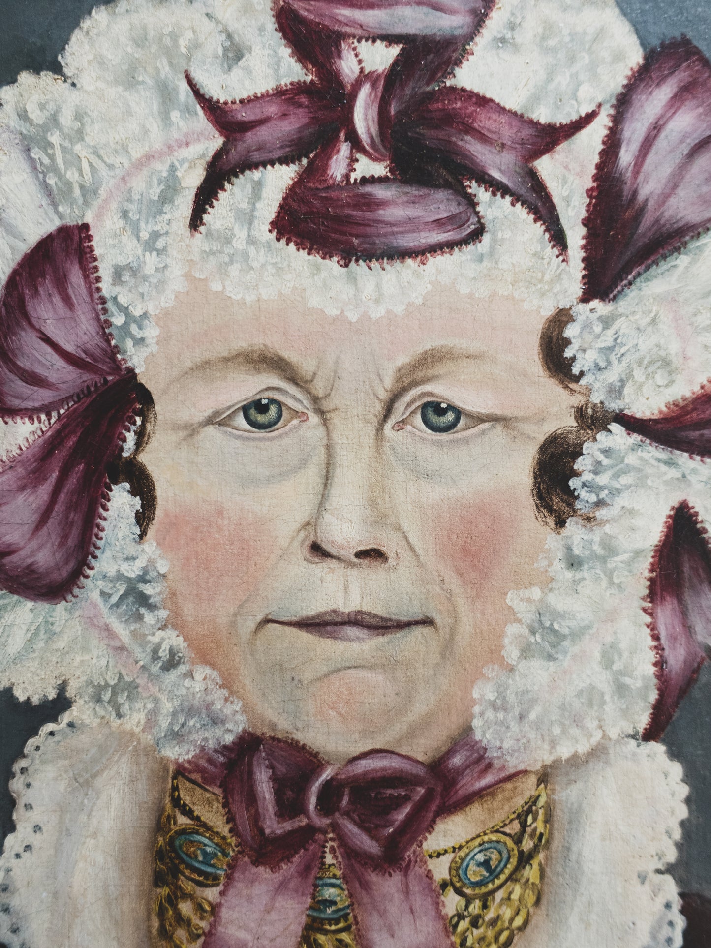 Early 19th c. Folk Art Portrait