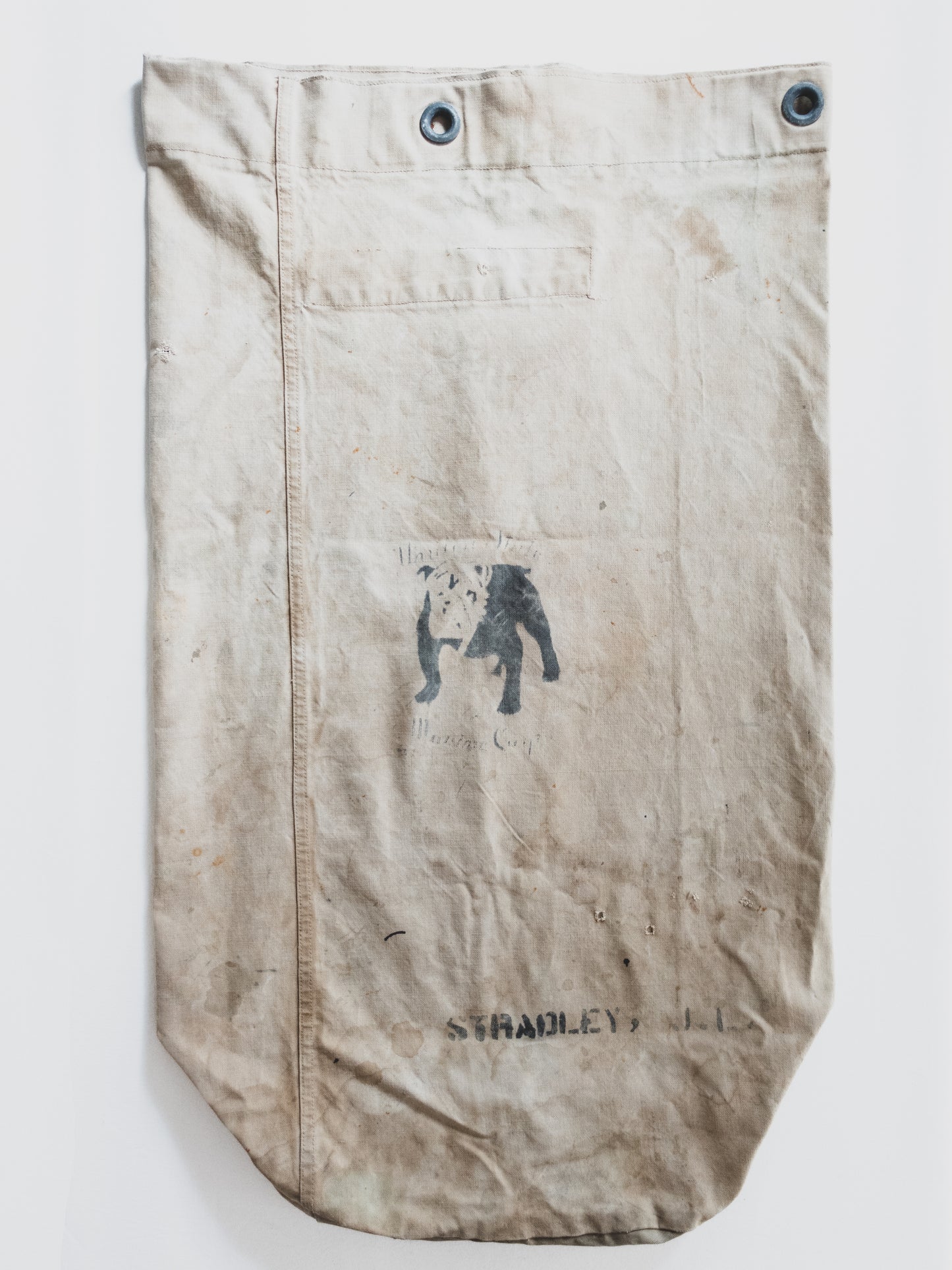 1940's Hand Painted USMC Duffle Bag