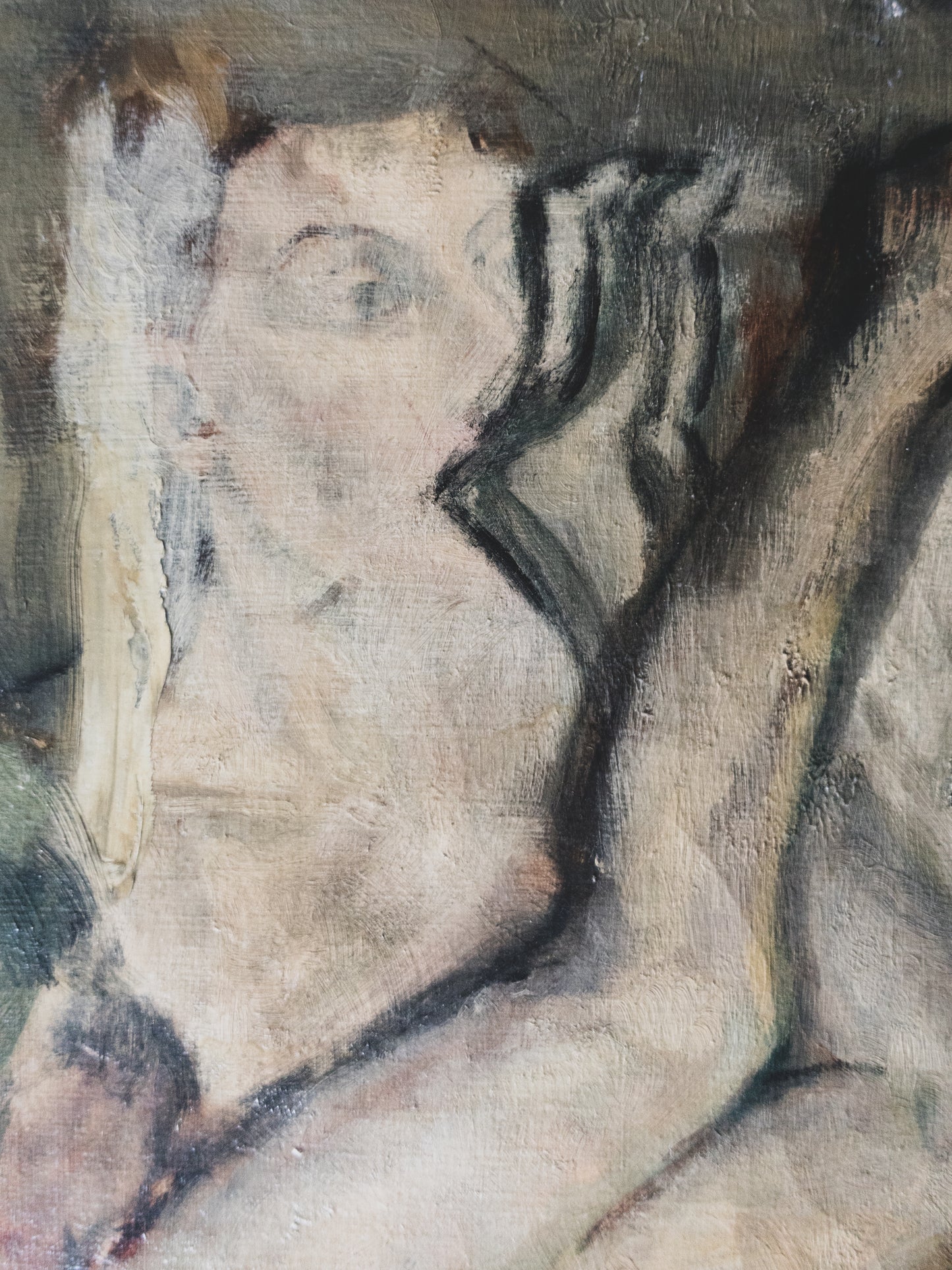 1940's Nude Study Oil Painting