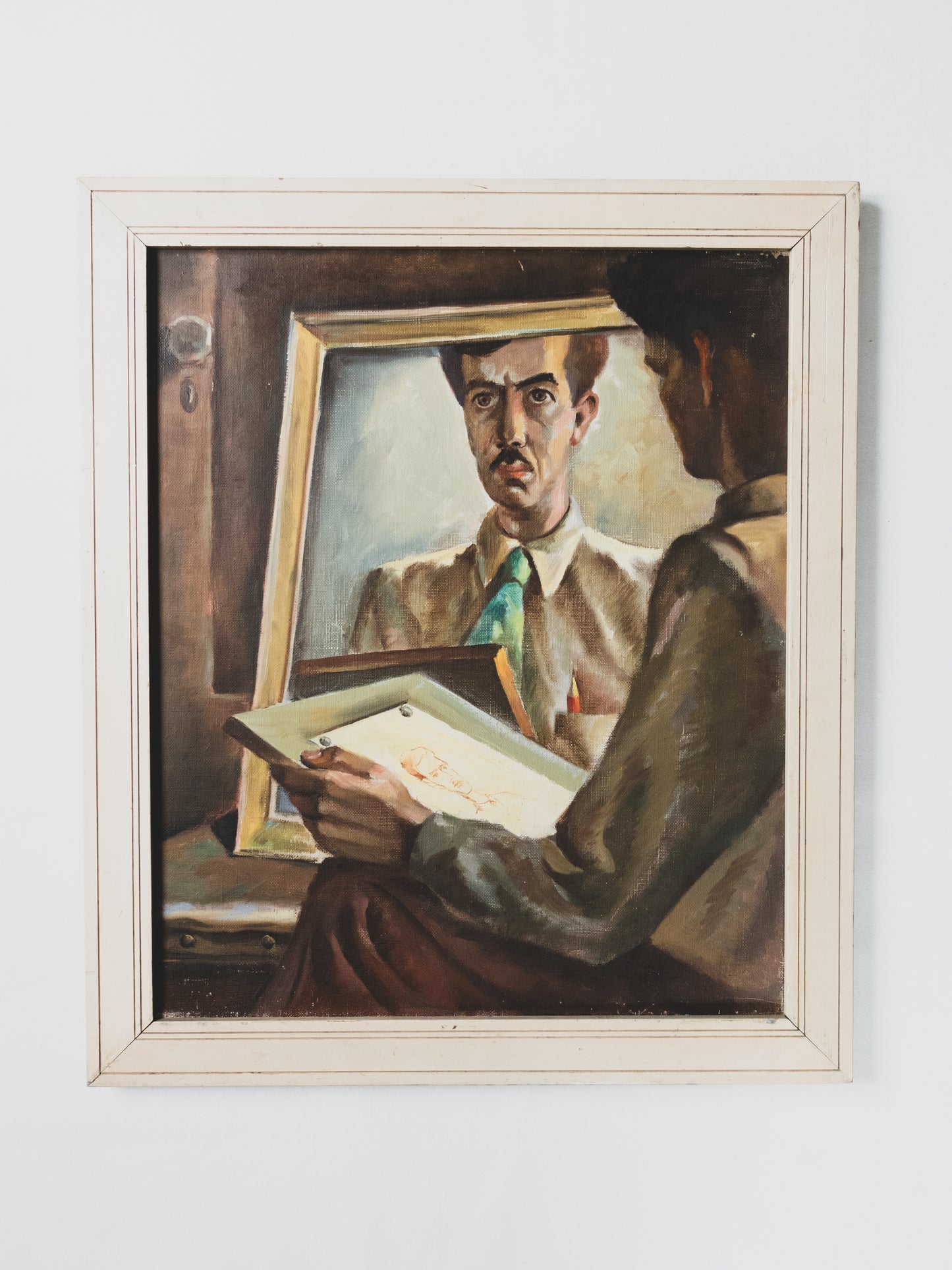 1940's Self Portrait - Oil Painting