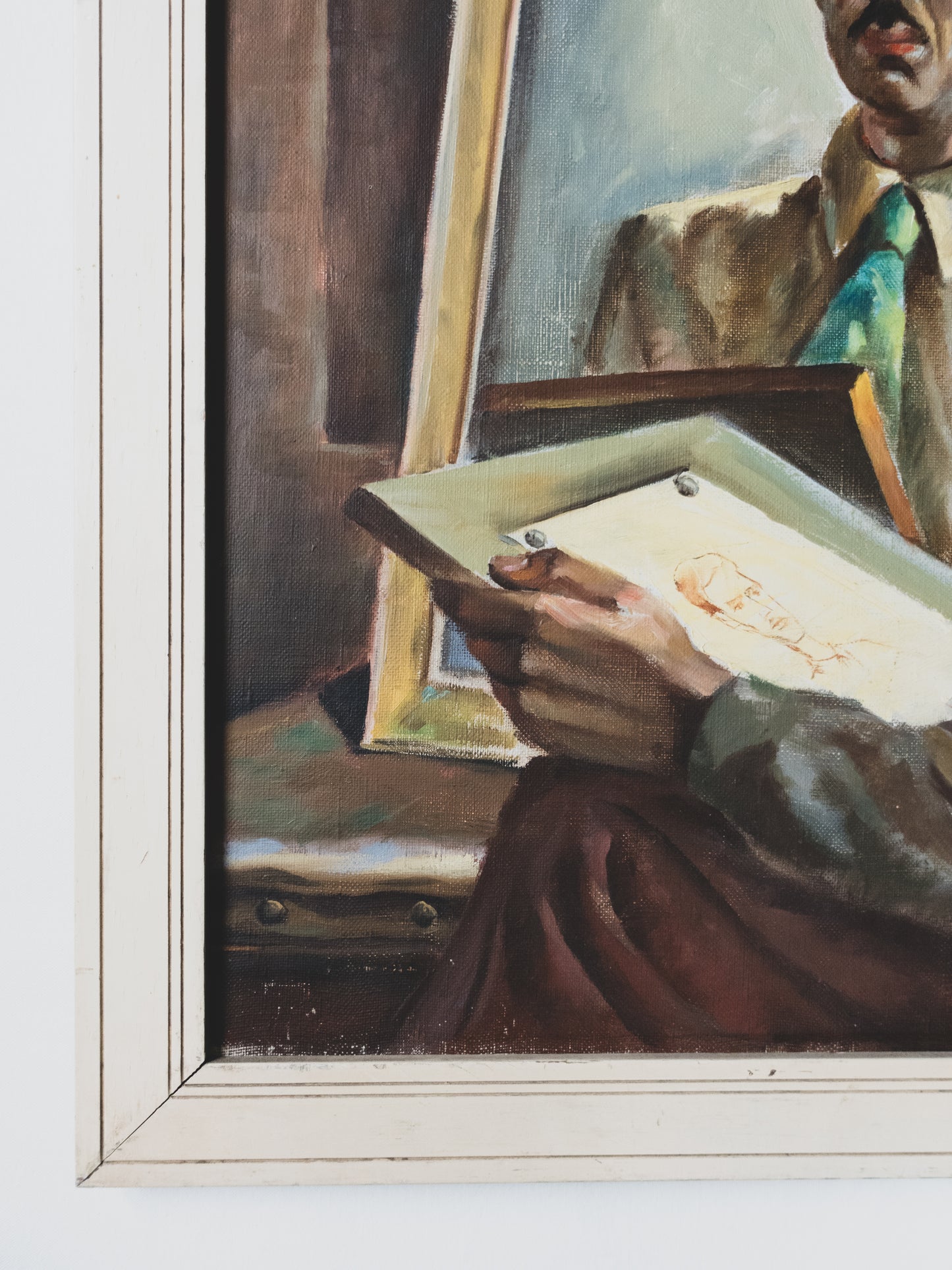 1940's Self Portrait - Oil Painting