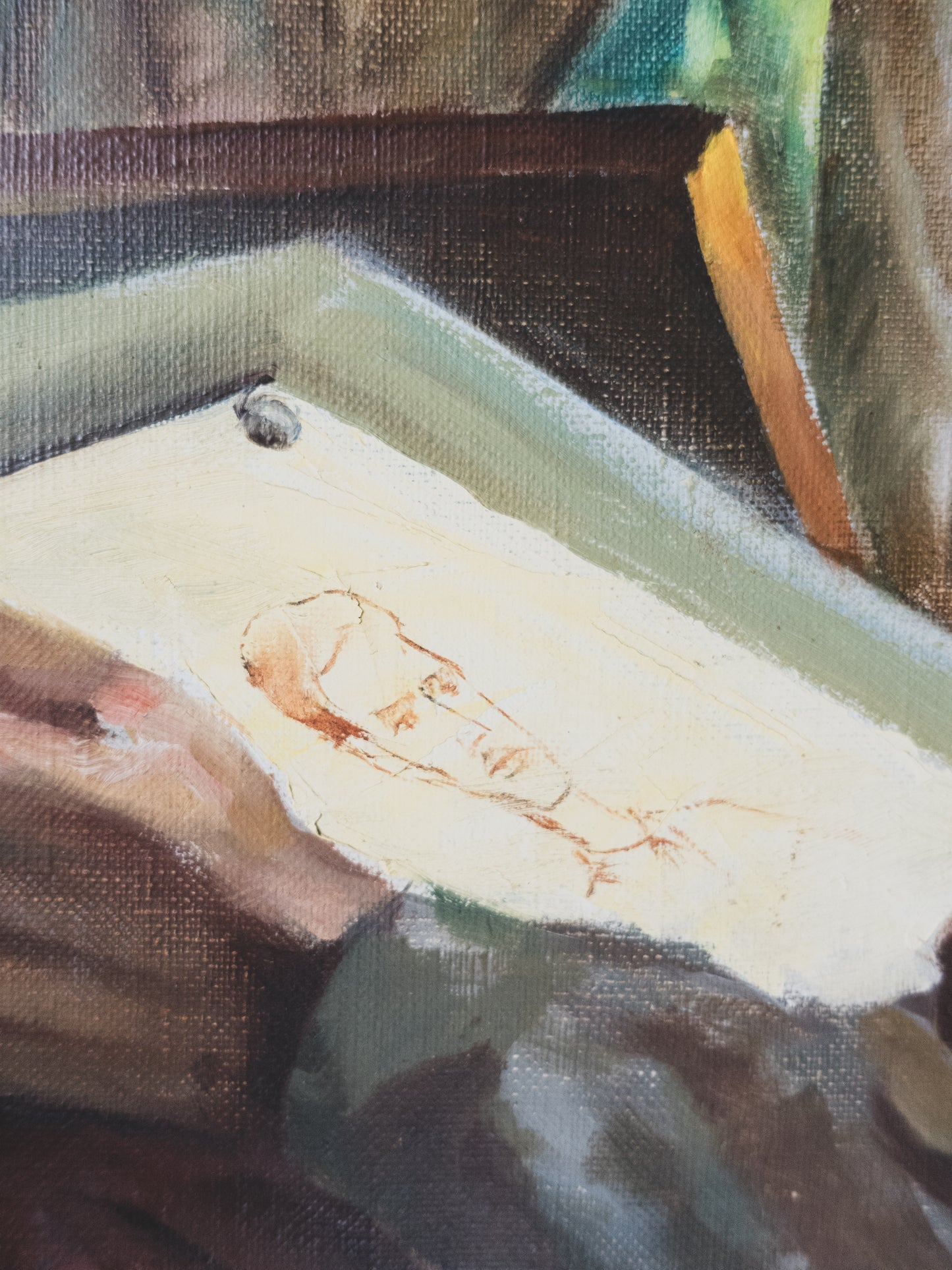 1940's Self Portrait - Oil Painting