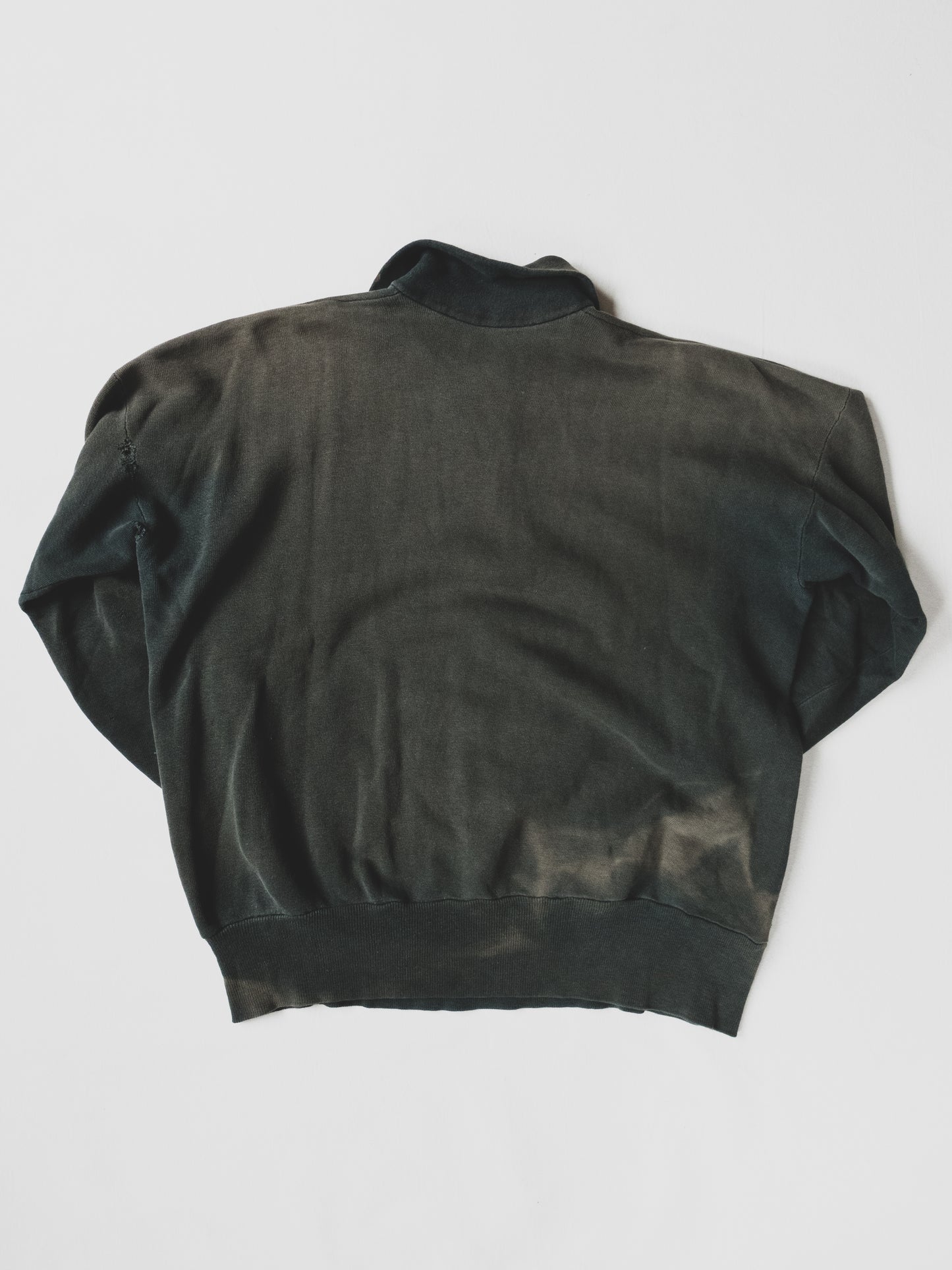 1950's Faded Black Quarter Zip - M
