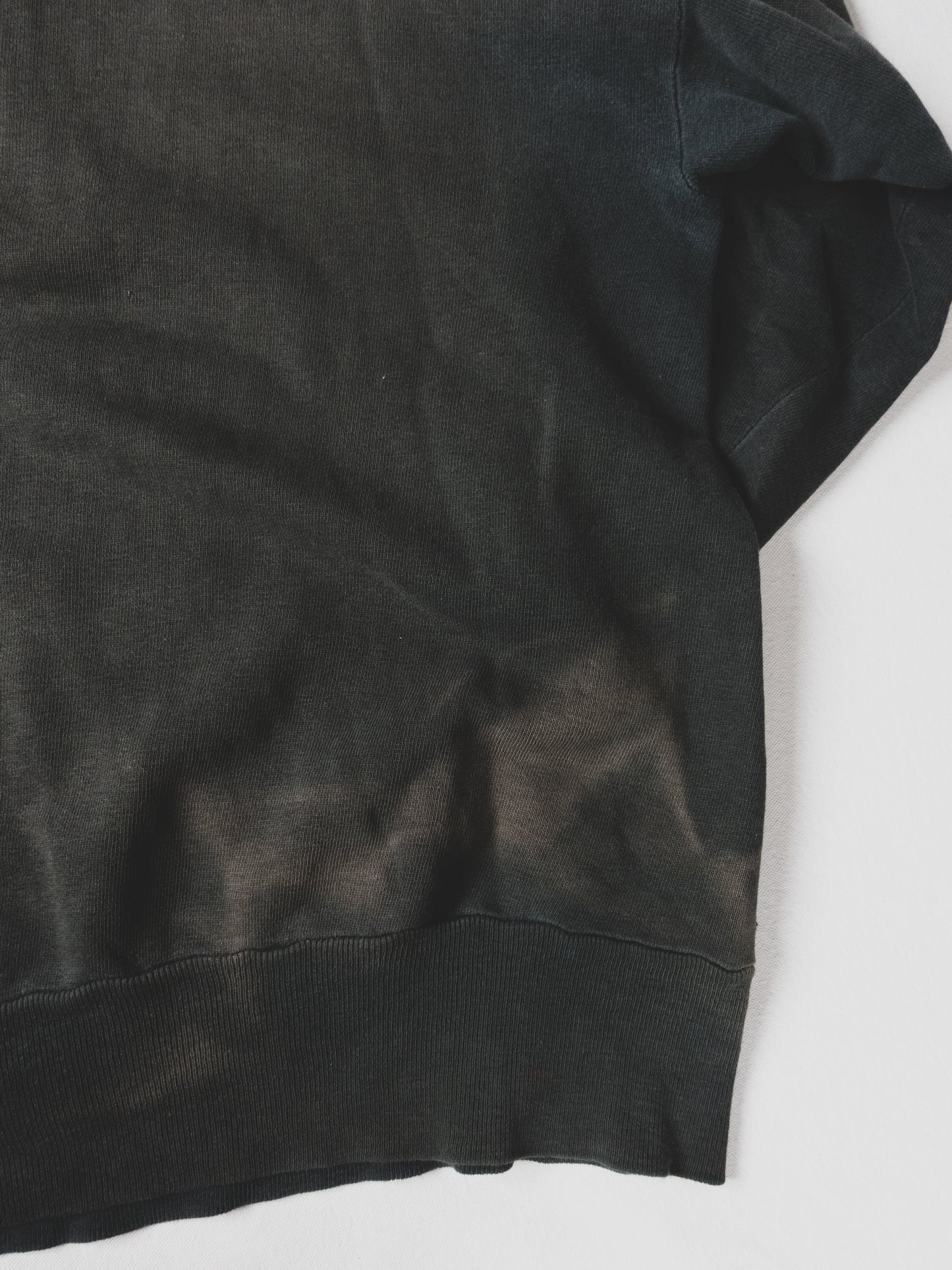 1950's Faded Black Quarter Zip - M