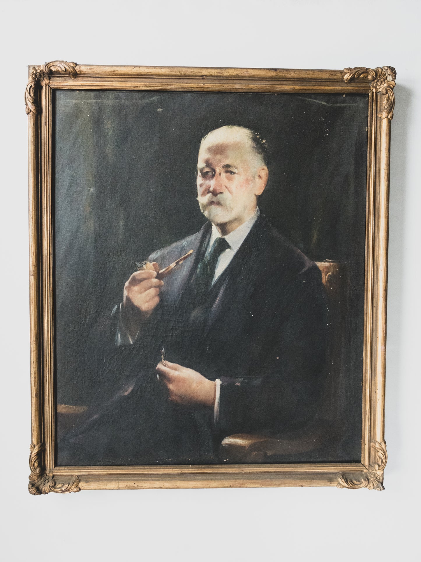 Early 20 c. Large Portrait - Oil Painting