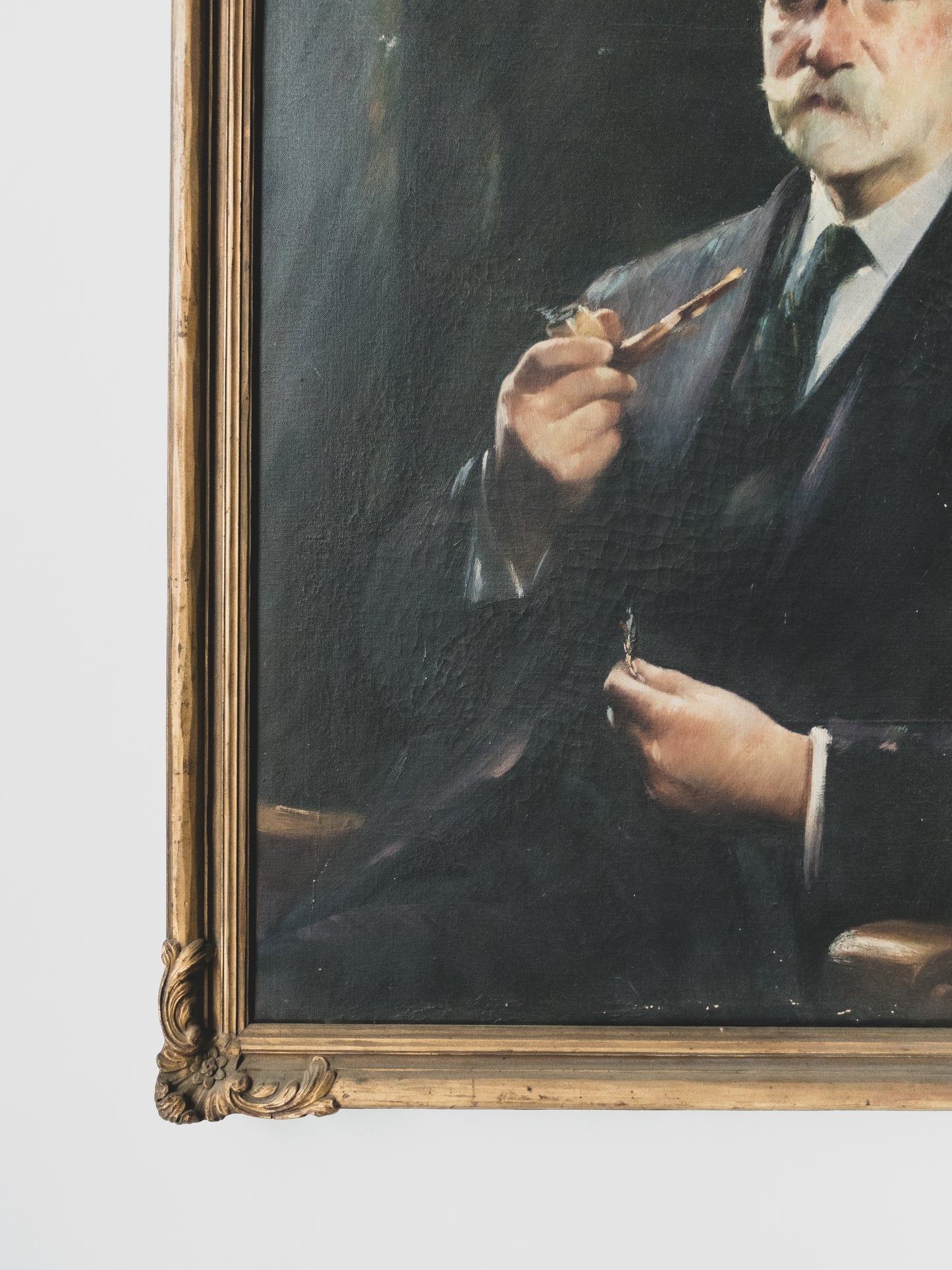 Early 20 c. Large Portrait - Oil Painting