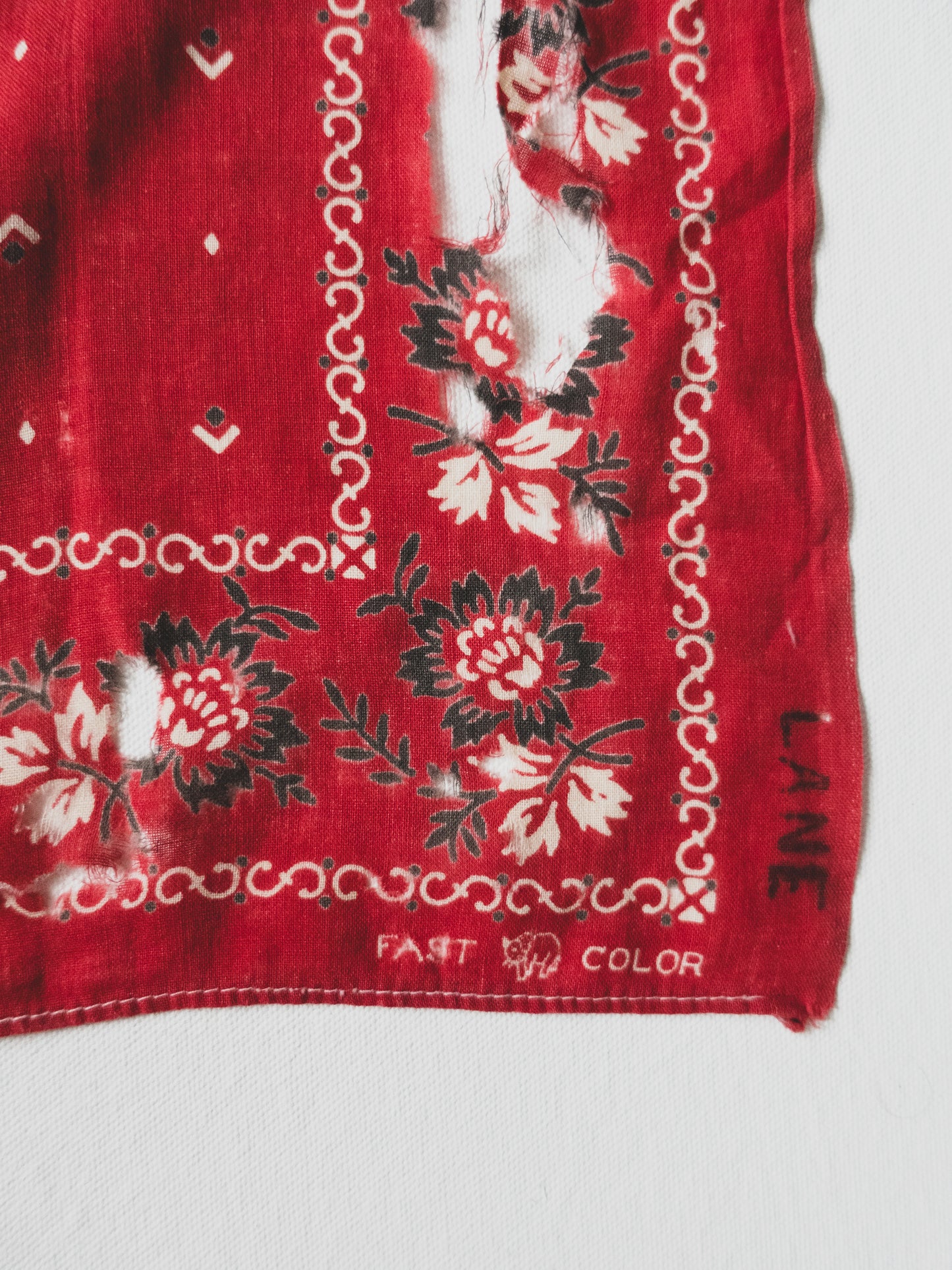 1930's Heavily Worn Bandana