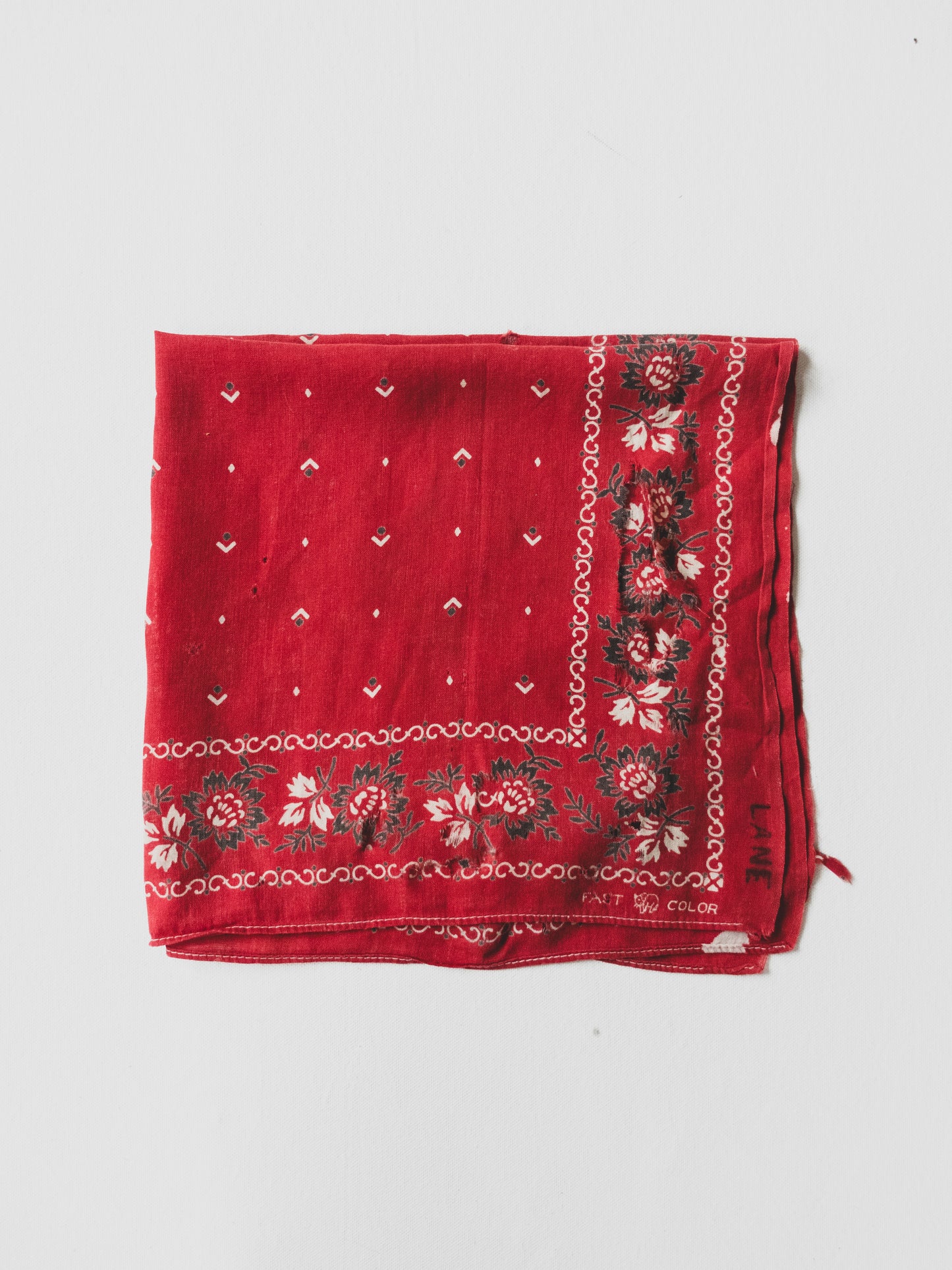 1930's Heavily Worn Bandana
