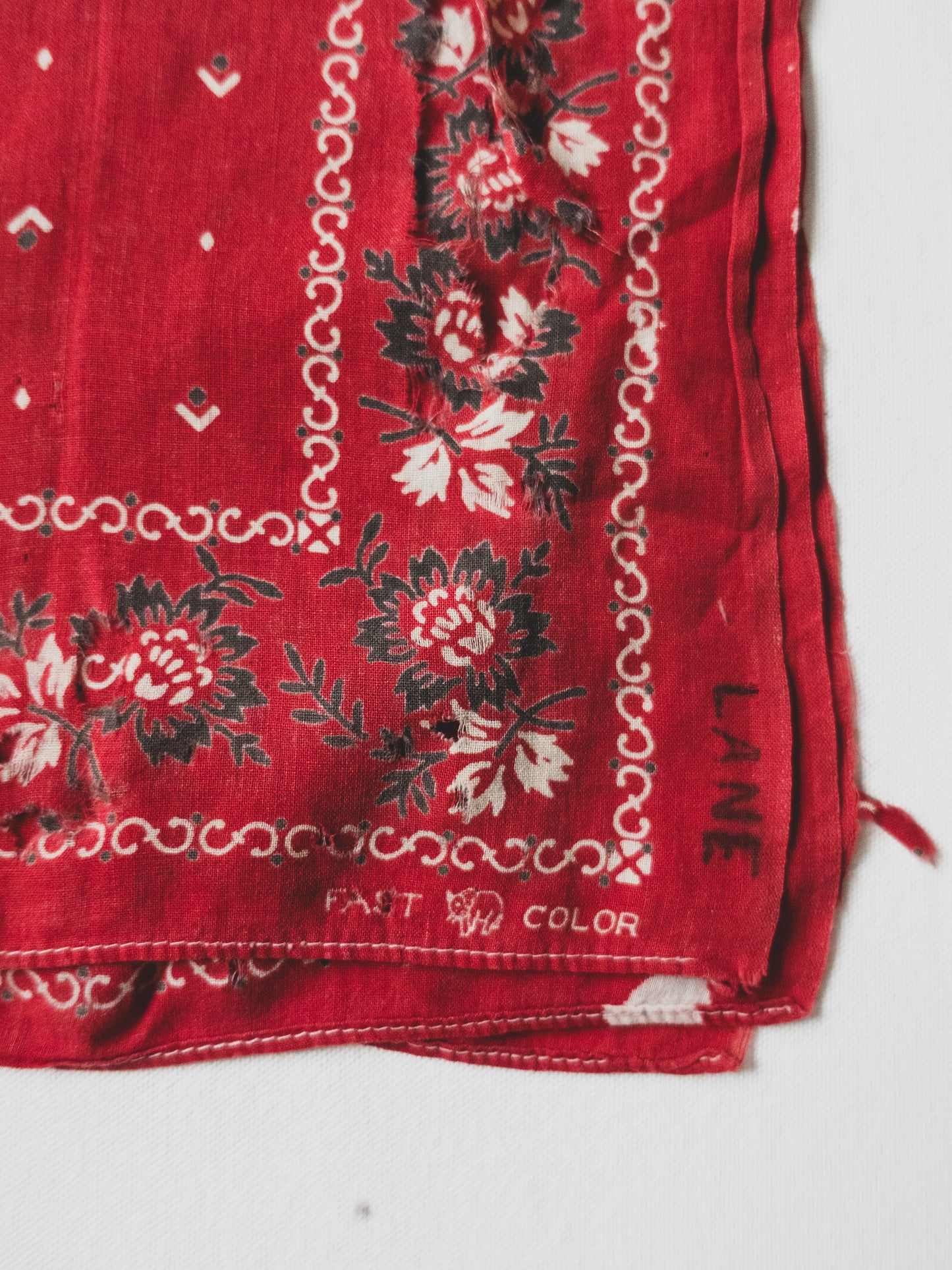 1930's Heavily Worn Bandana
