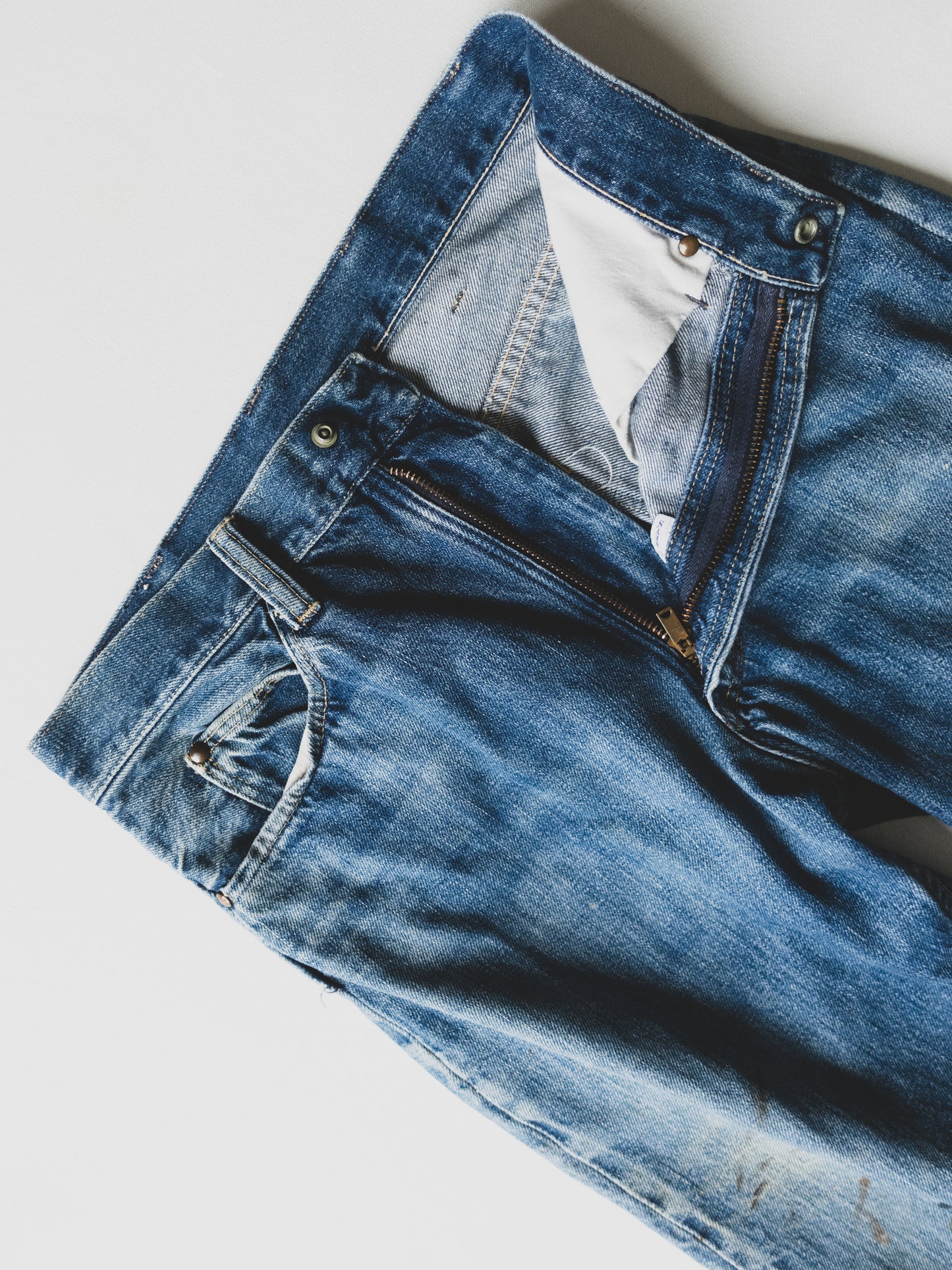 1950's Paint Splattered Cowboy Jeans - 29x33