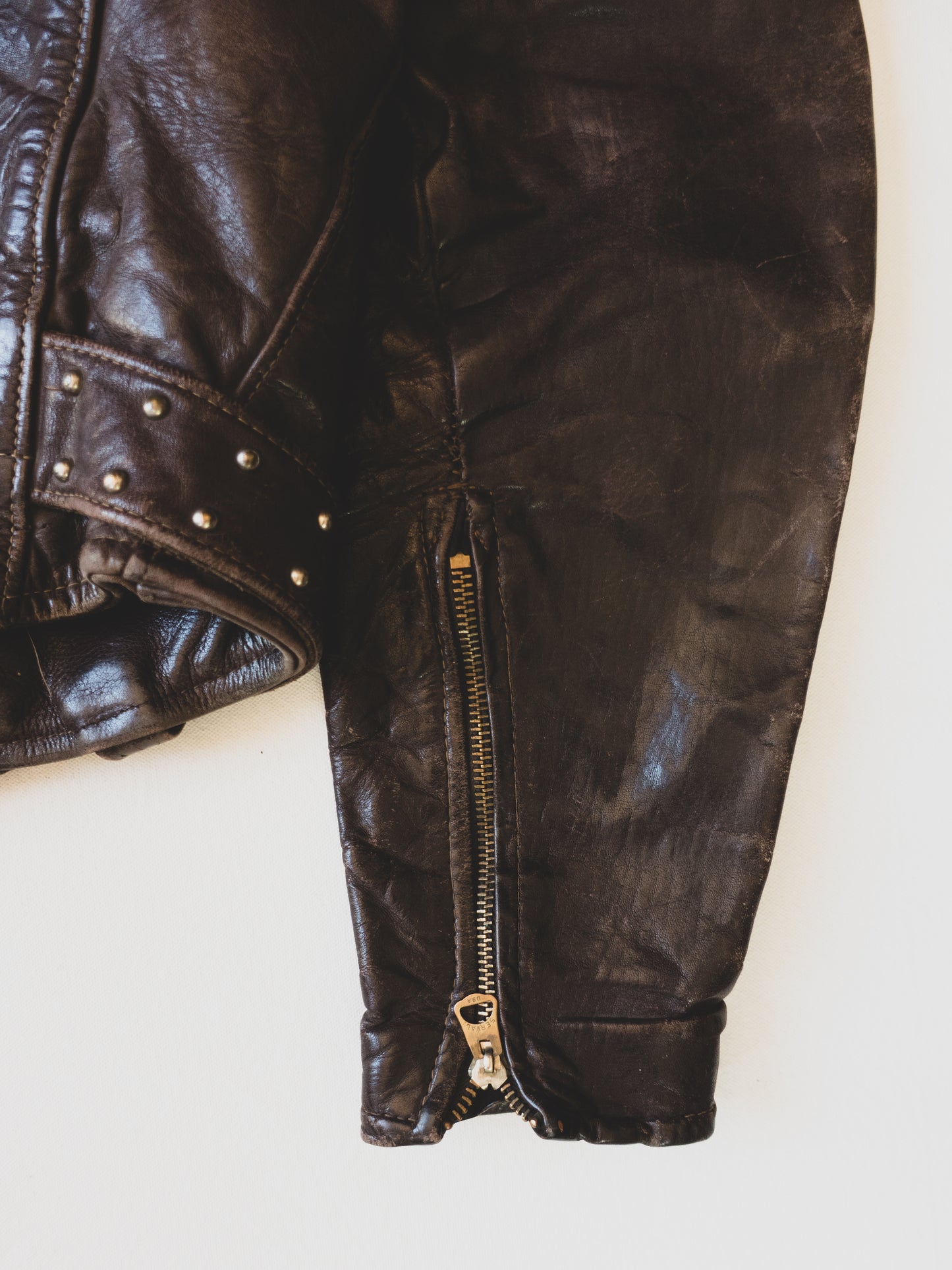 1950's Harley Davidson Horsehide Leather Jacket - M