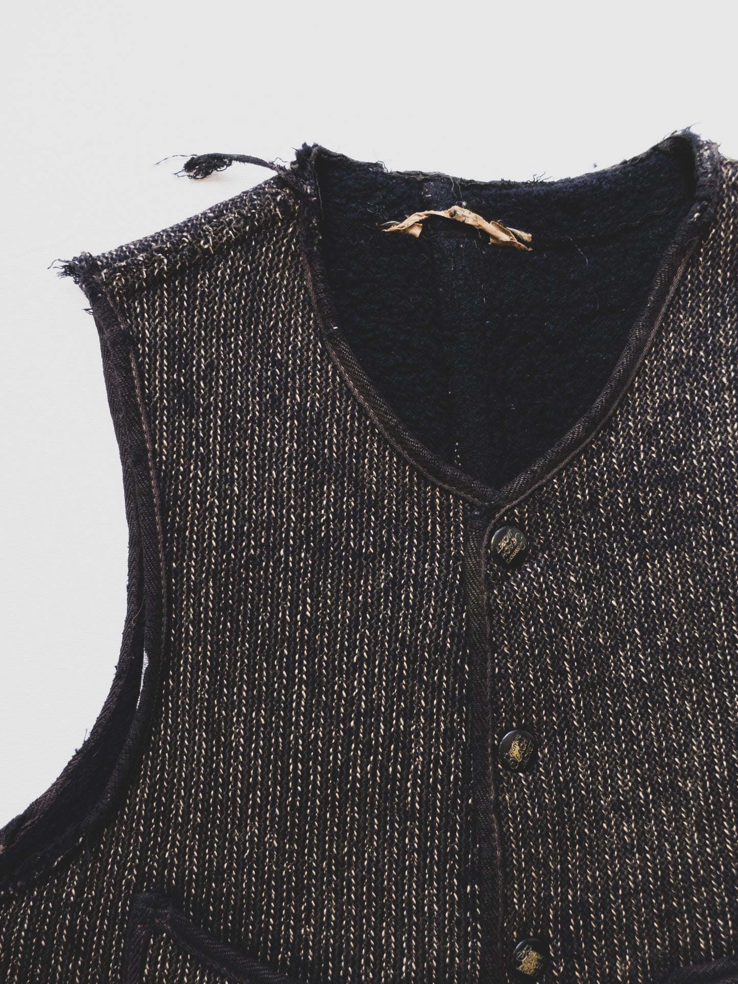 1950's Thrashed Browns Beach Vest - S