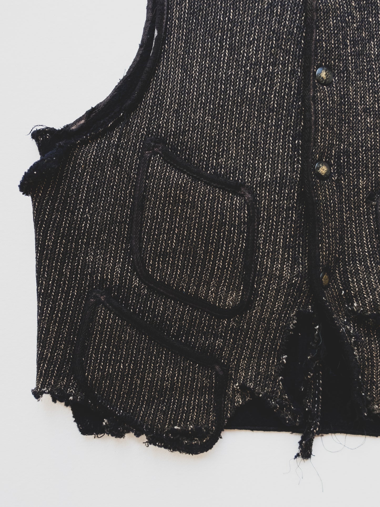 1950's Thrashed Browns Beach Vest - S
