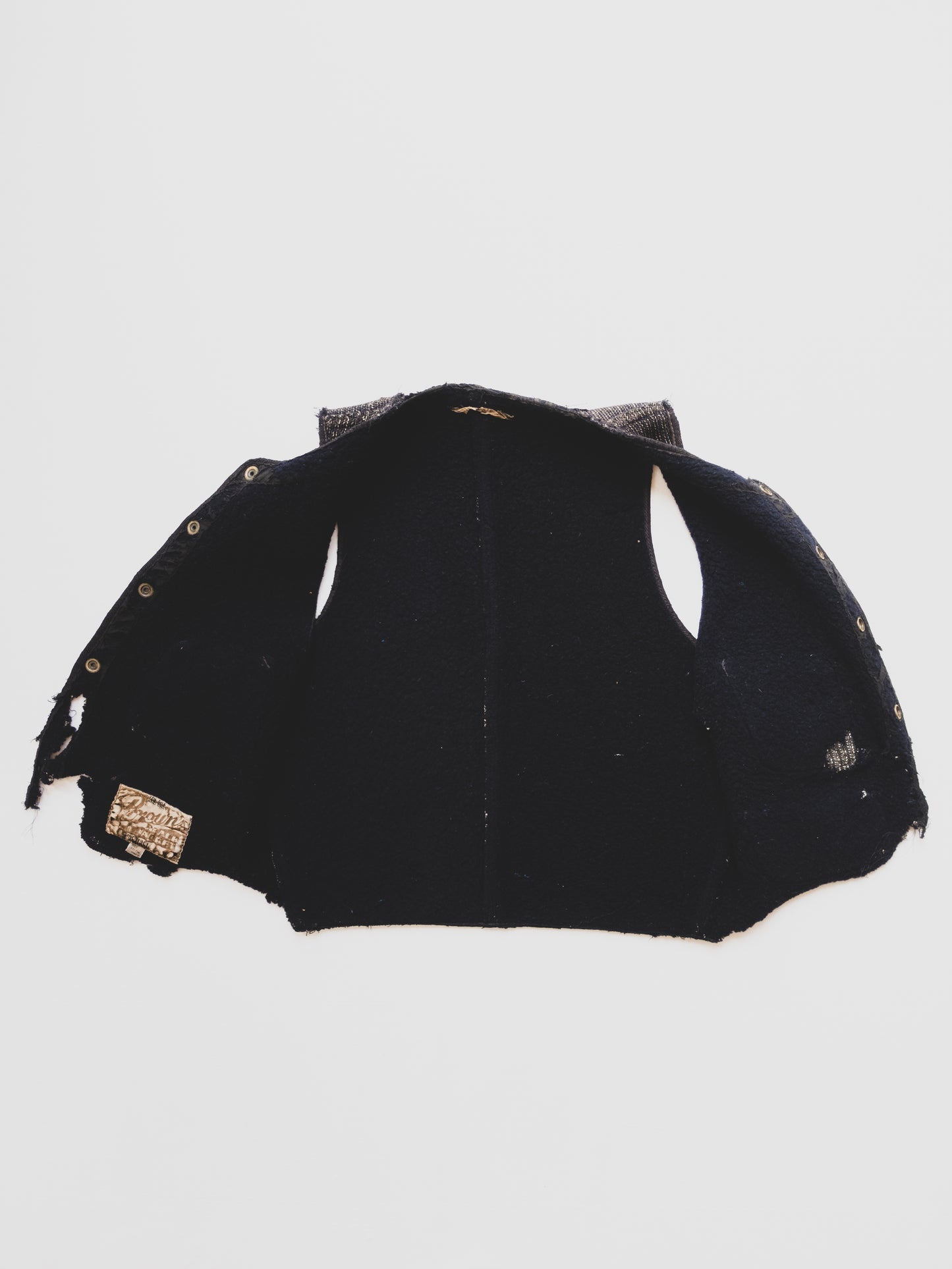 1950's Thrashed Browns Beach Vest - S