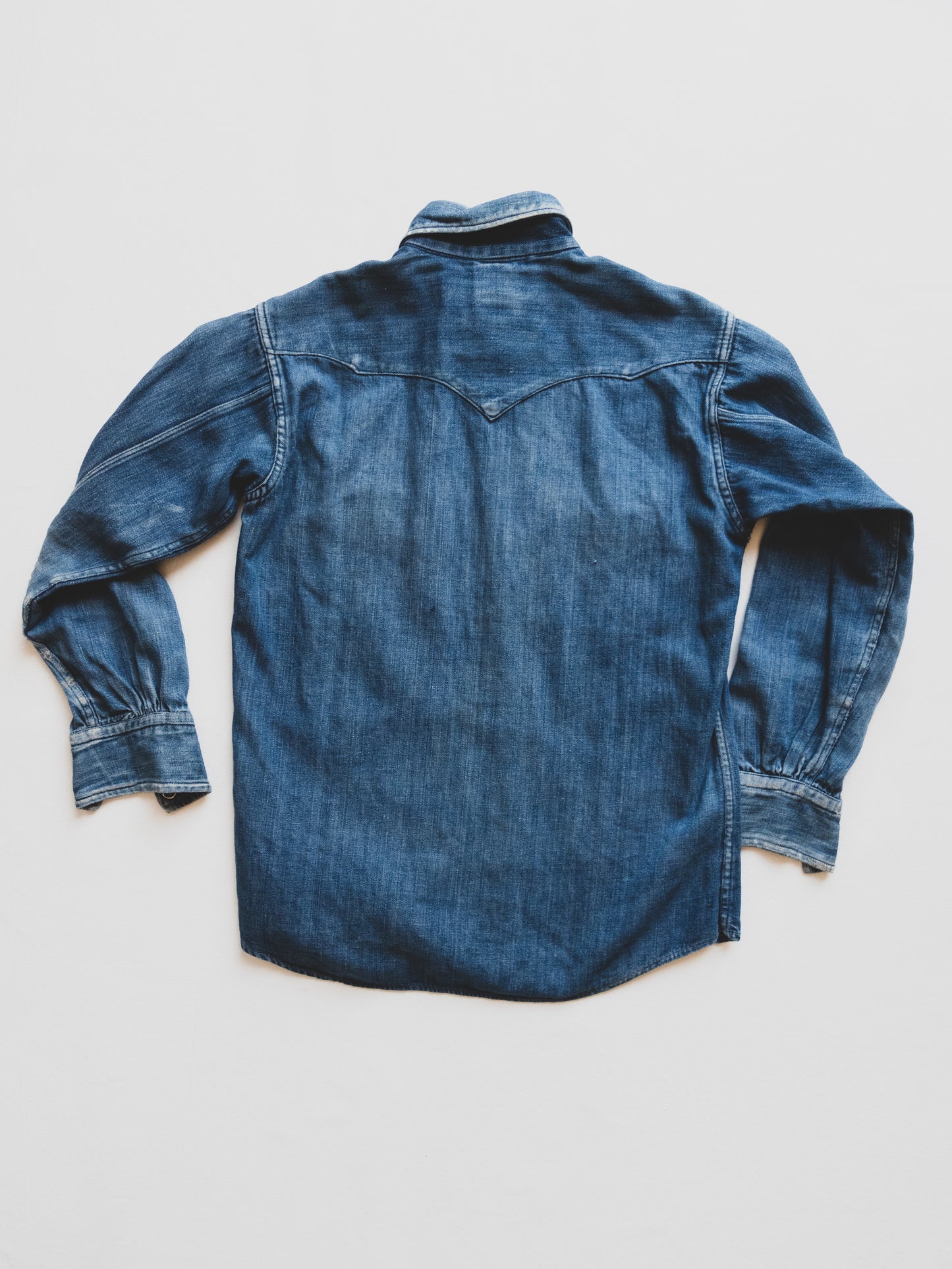1940's Women's Denim Western Shirt - XS