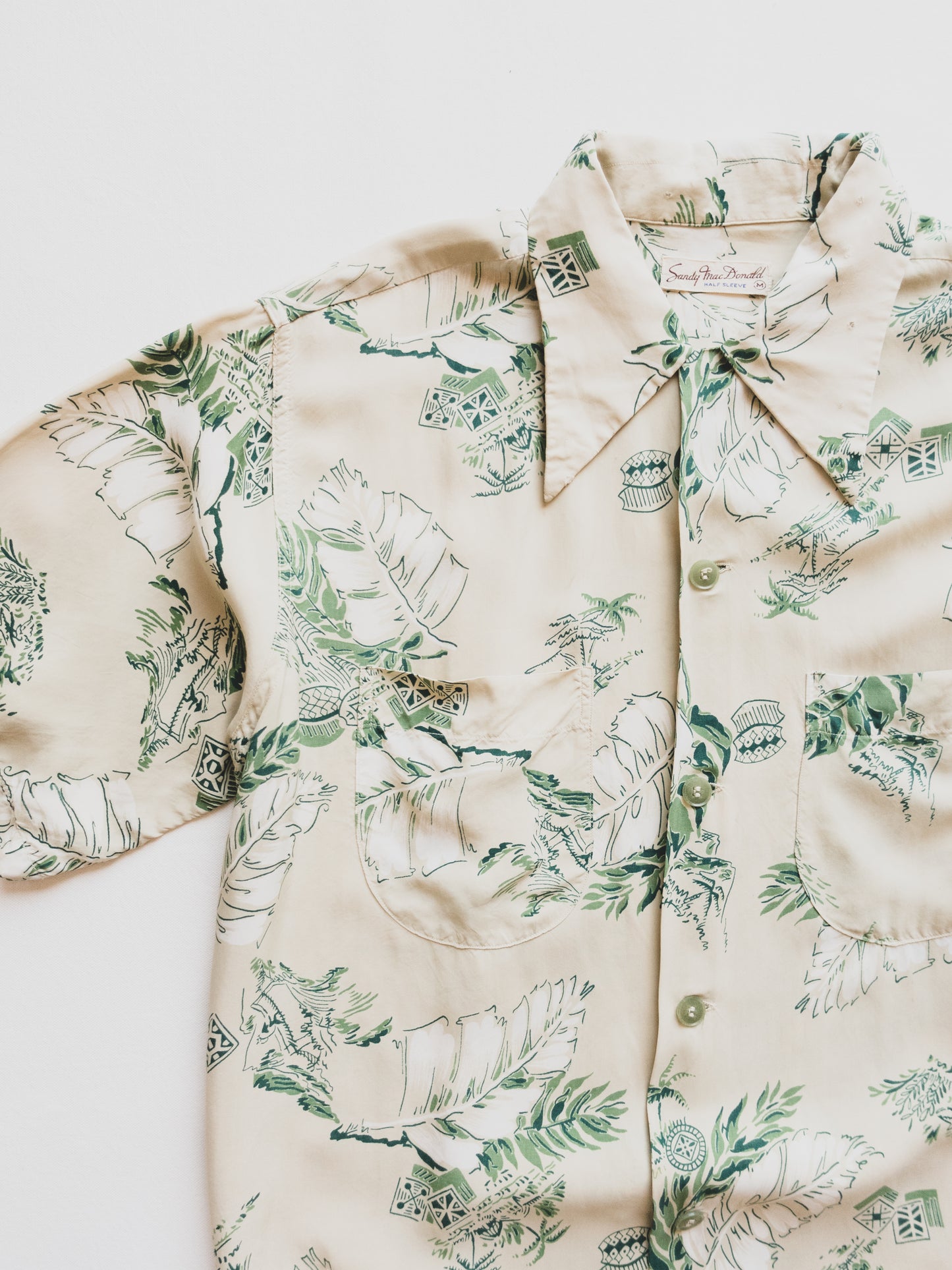 1940's Hawaiian Shirt - M