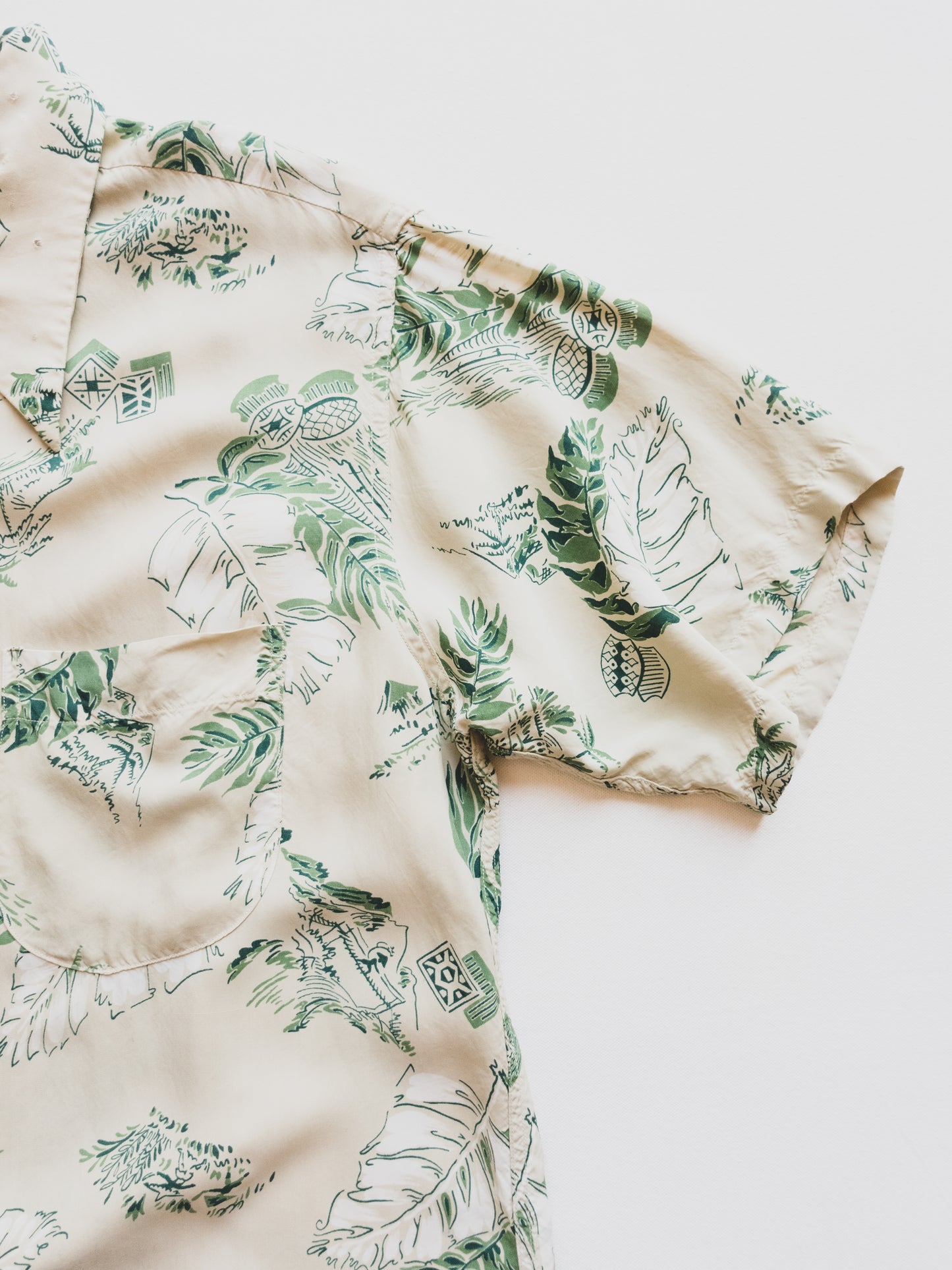 1940's Hawaiian Shirt - M