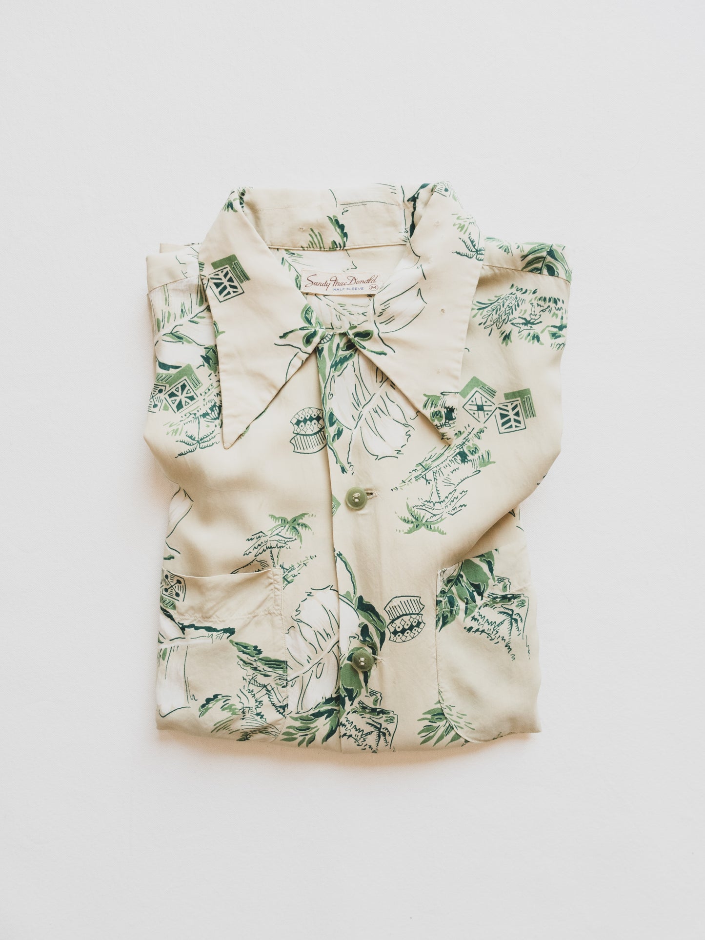 1940's Hawaiian Shirt - M