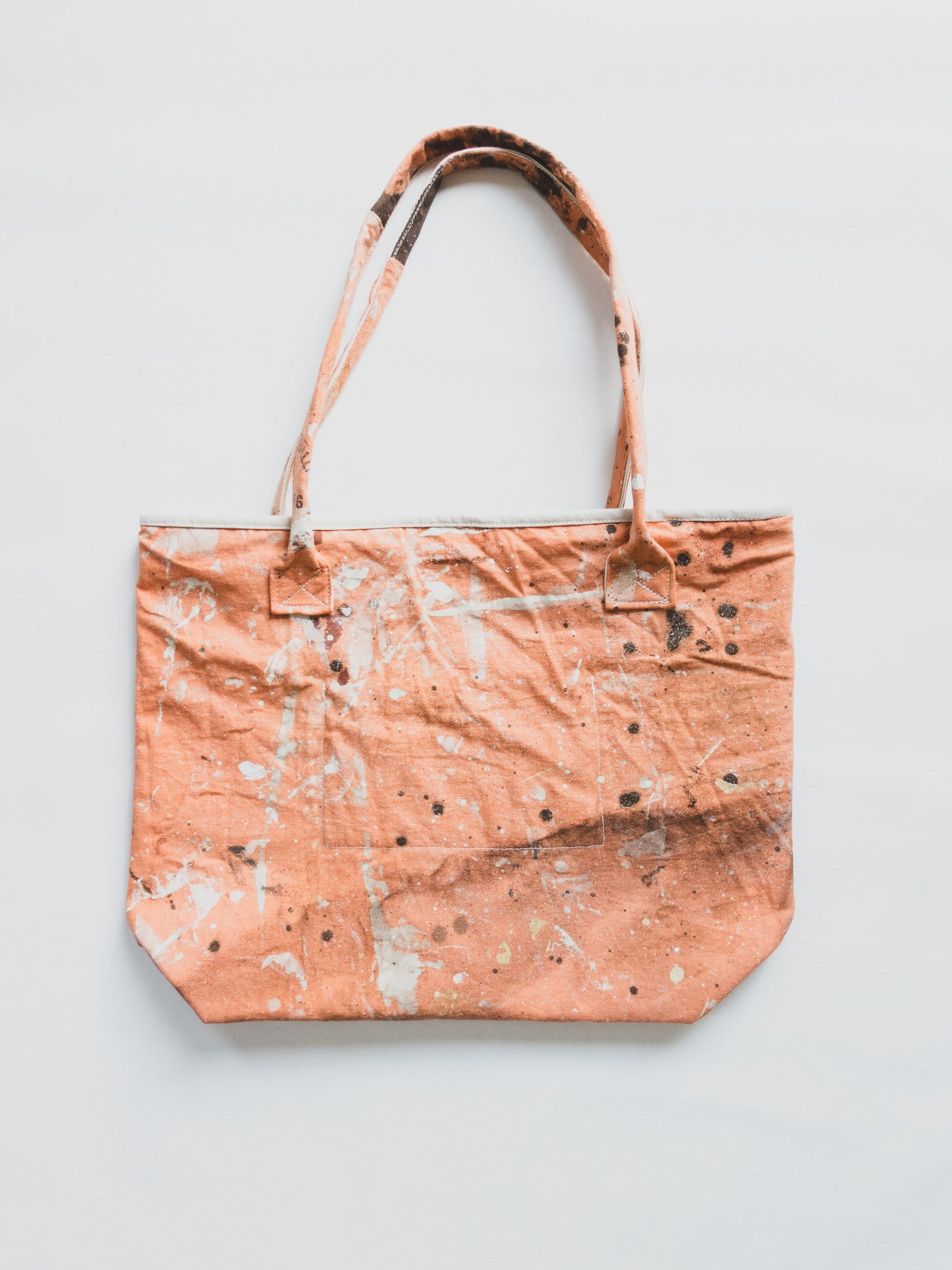 Paint Splattered Boat Tote 007