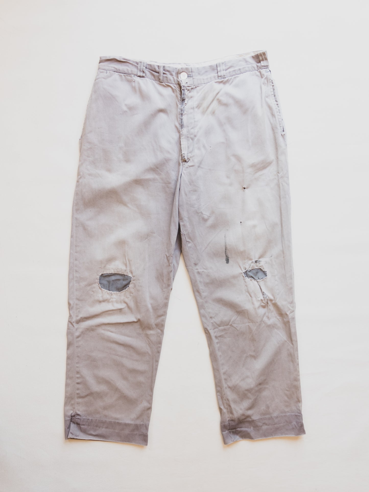 1950's Patched Work Pants - 35x29