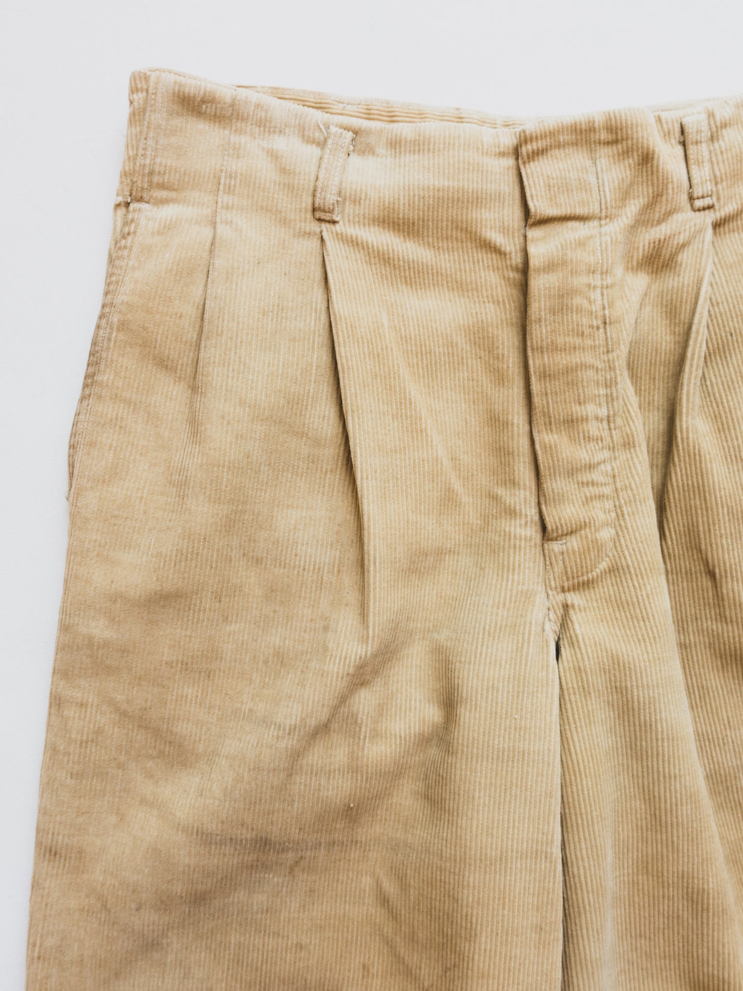 1940's Faded Corduroy Pants - 31x29