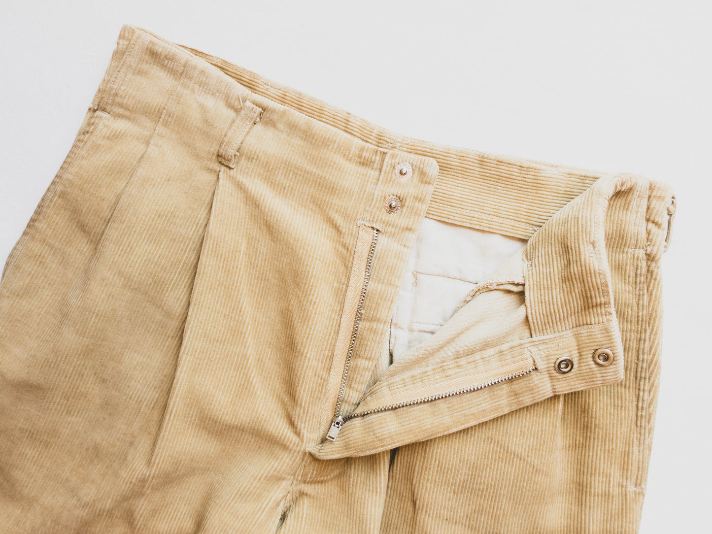 1940's Faded Corduroy Pants - 31x29