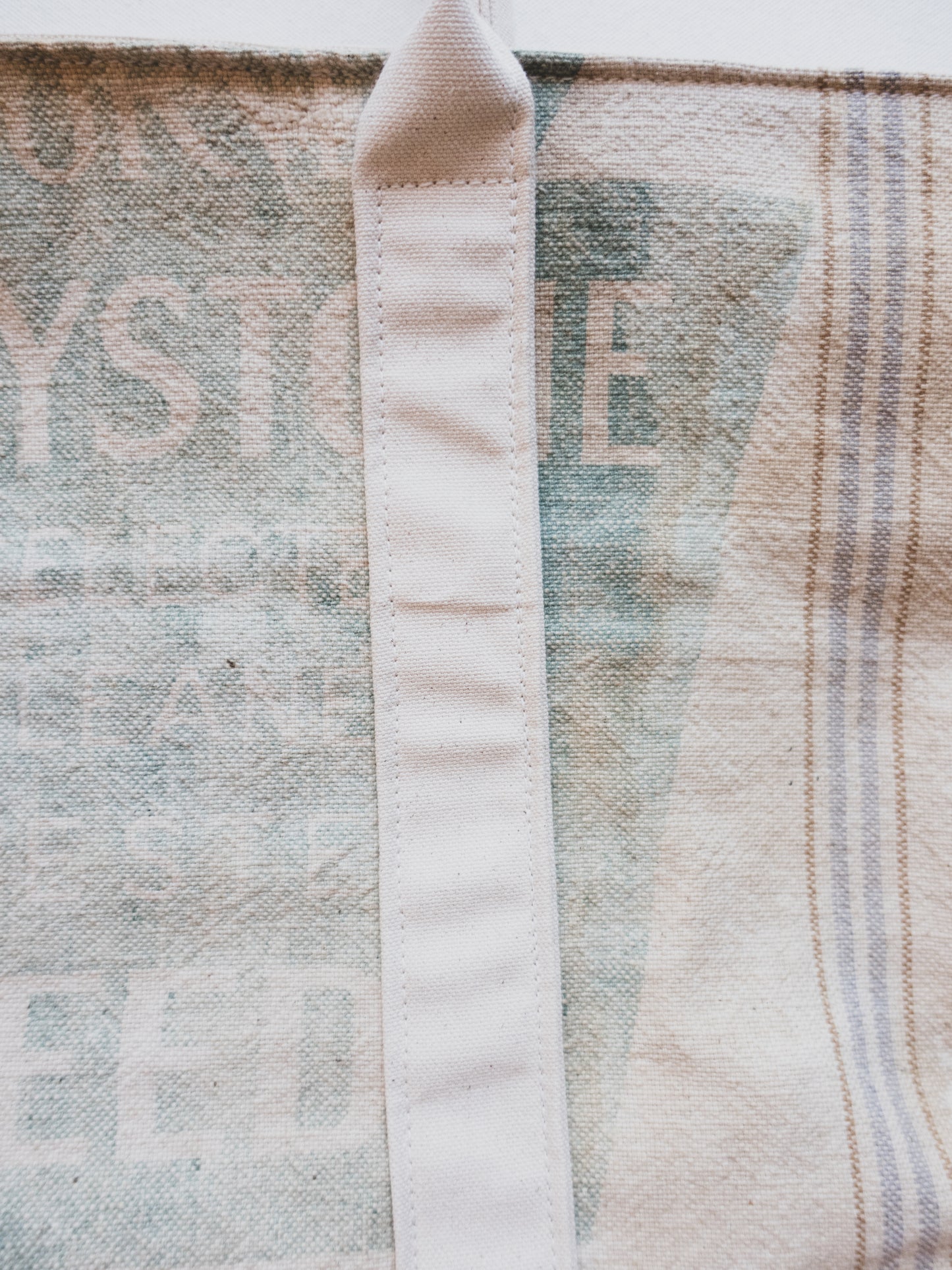 Feed Sack Boat Tote 011