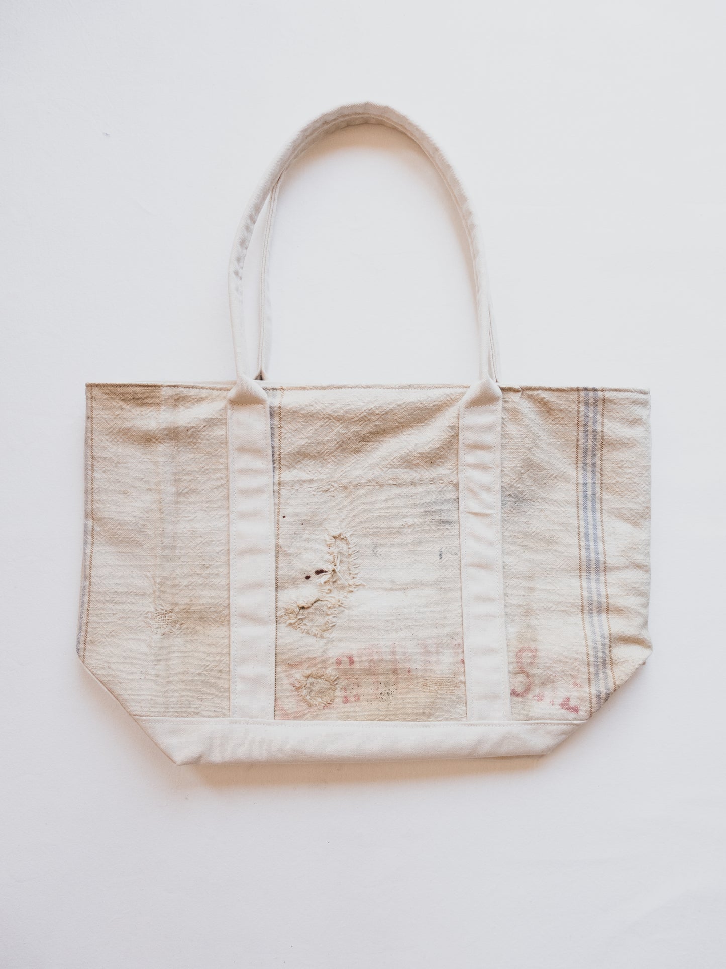 Feed Sack Boat Tote 011