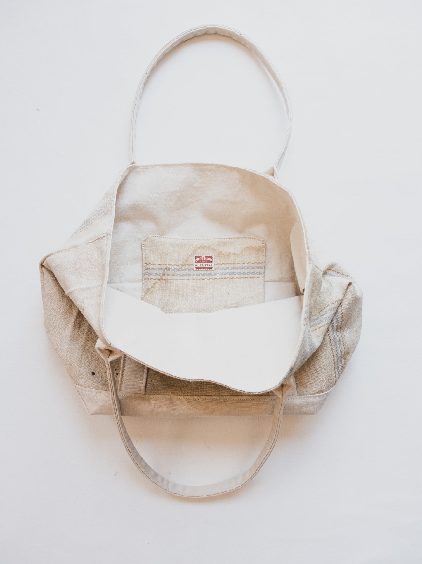 Feed Sack Boat Tote 011