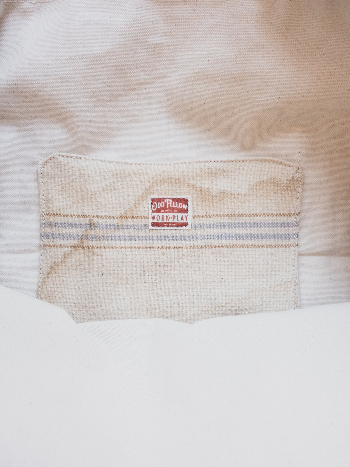 Feed Sack Boat Tote 011