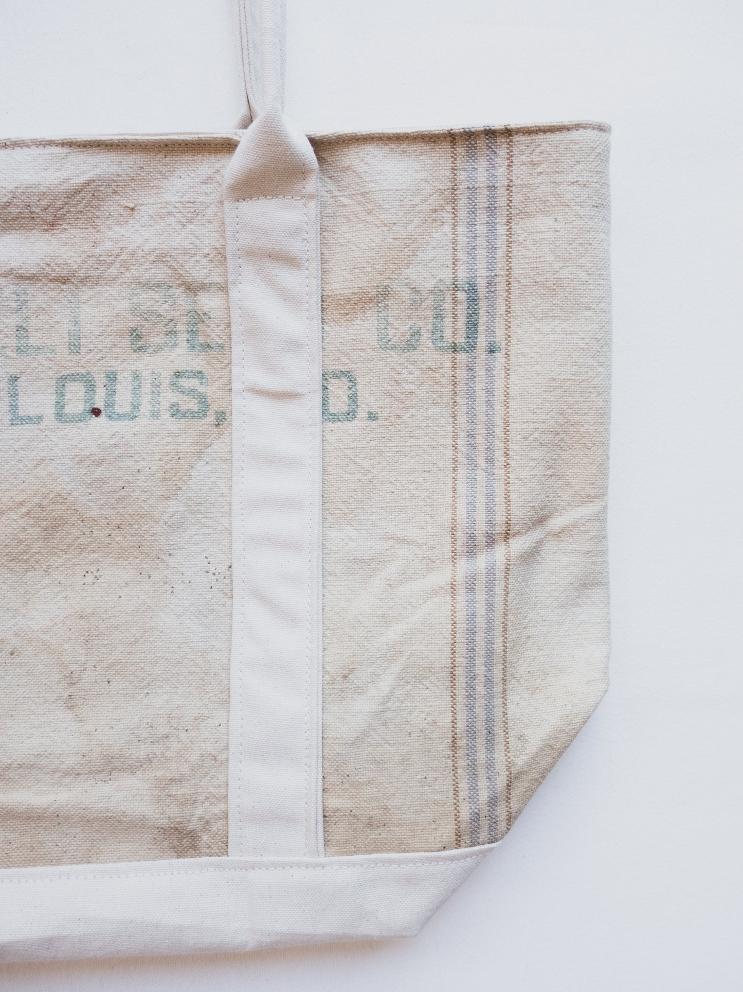 Feed Sack Boat Tote 012