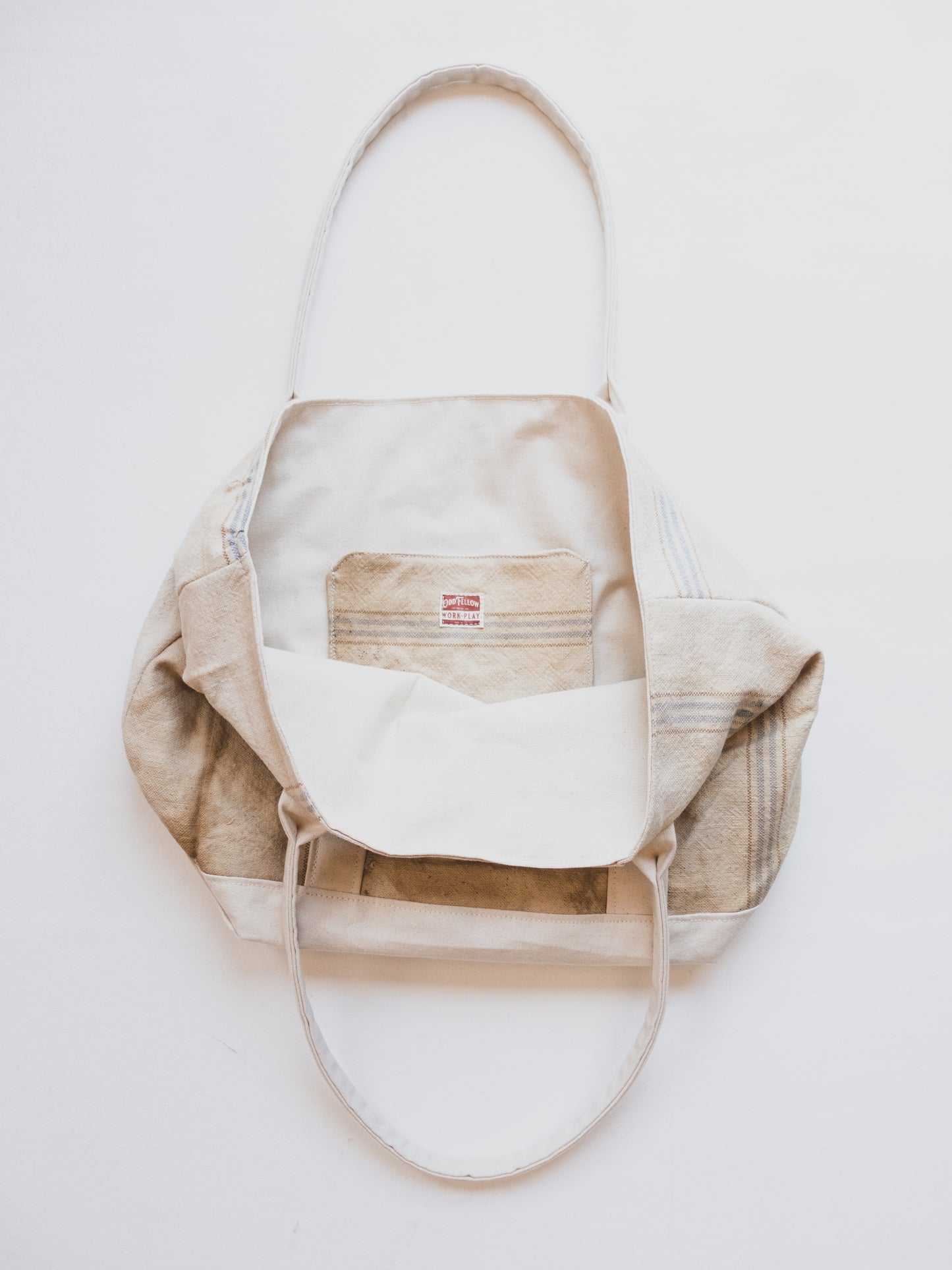 Feed Sack Boat Tote 012