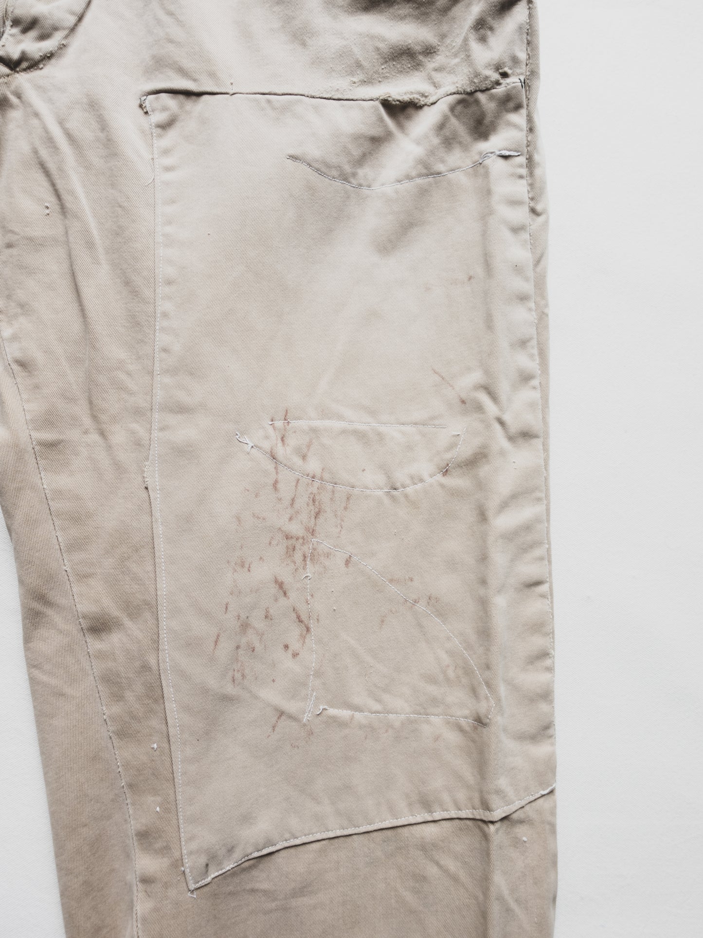 1940's Patched Work Pants - 38x30