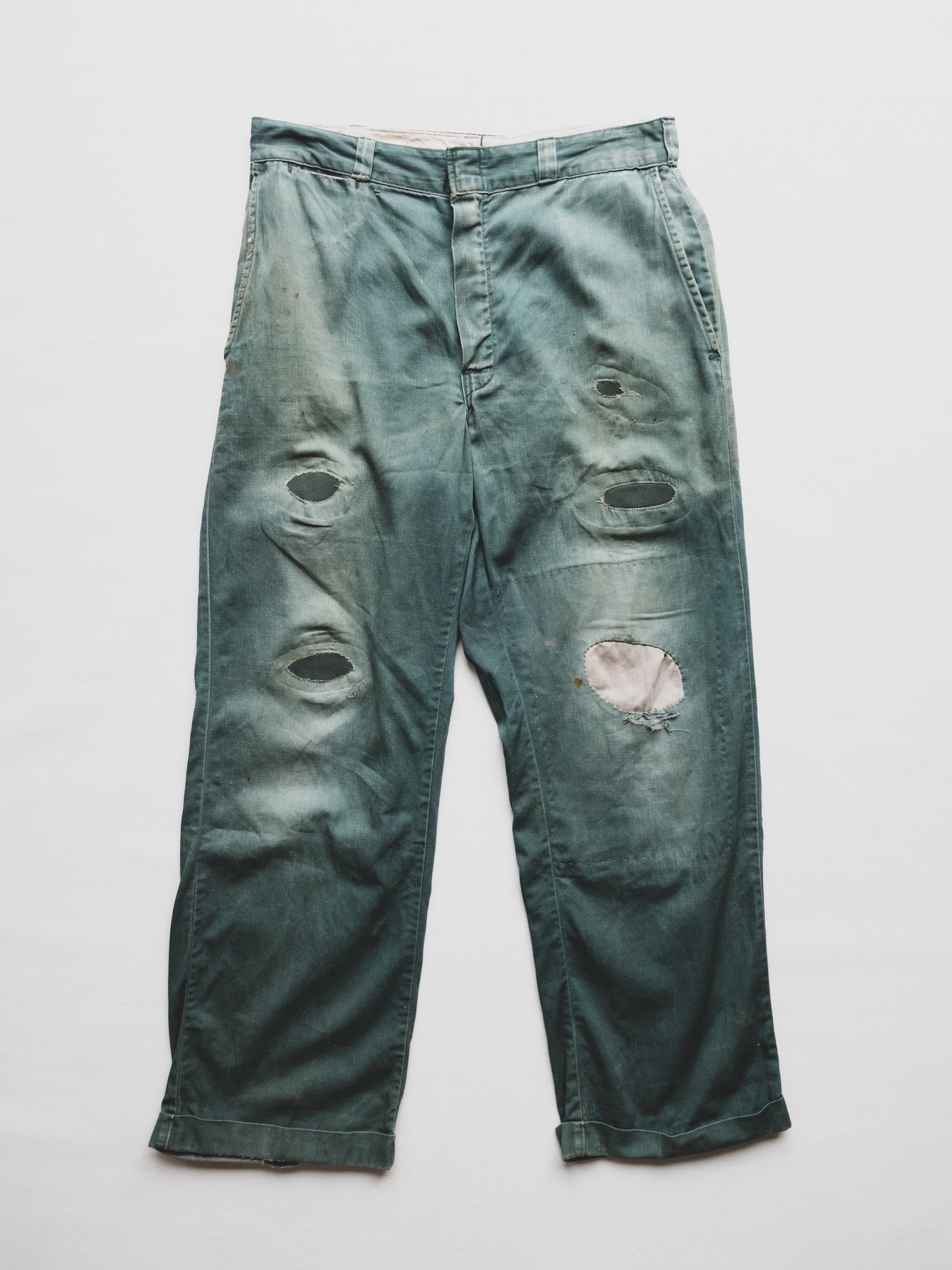 1940's Patched Work Pants - 30x28