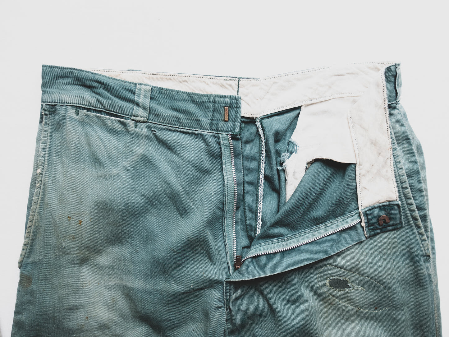 1940's Patched Work Pants - 30x28
